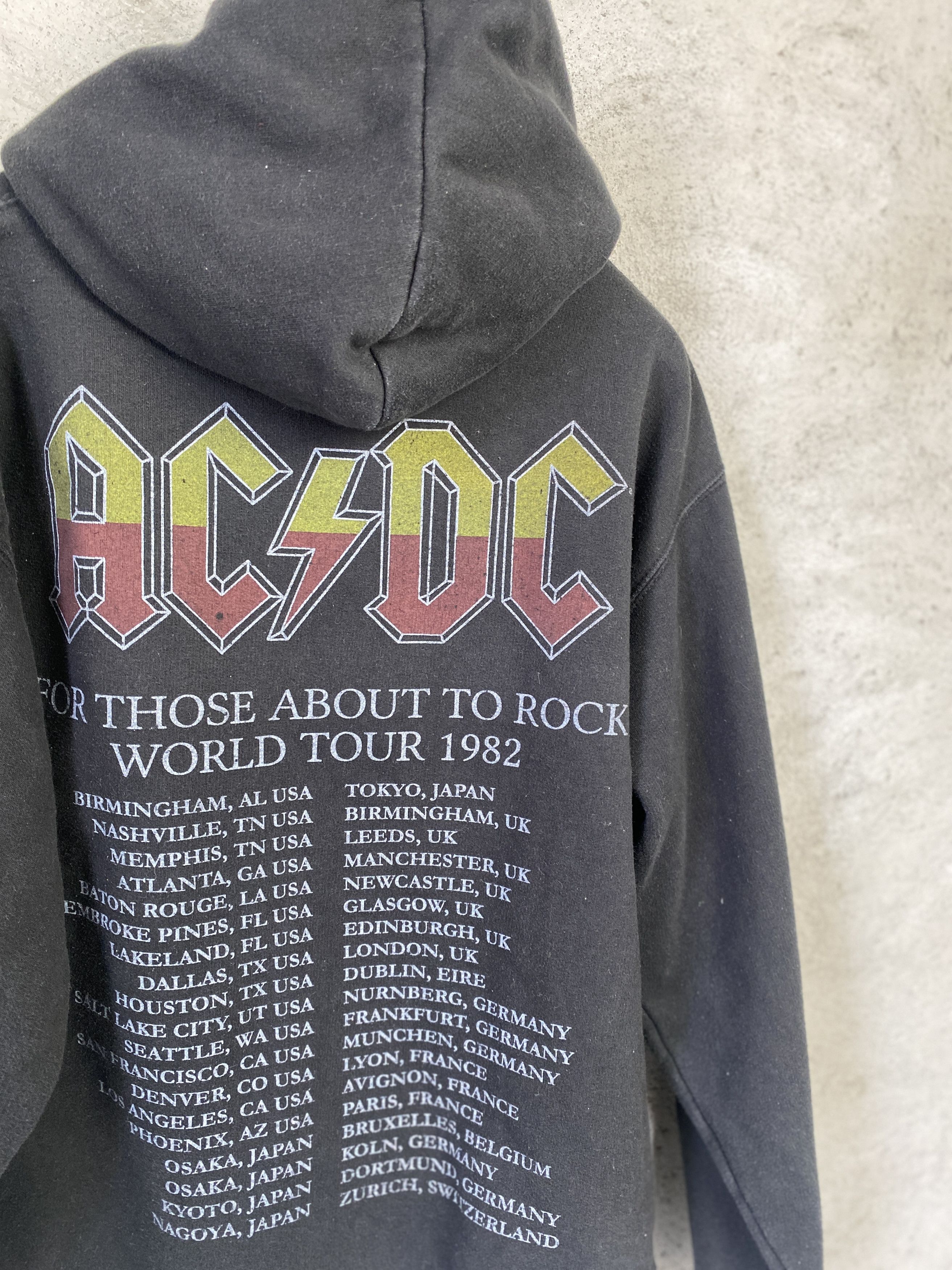 AC/DC ACDC printed tour hoodie rock band tour opium Size US S / EU 44-46 / 1 - 6 Thumbnail
