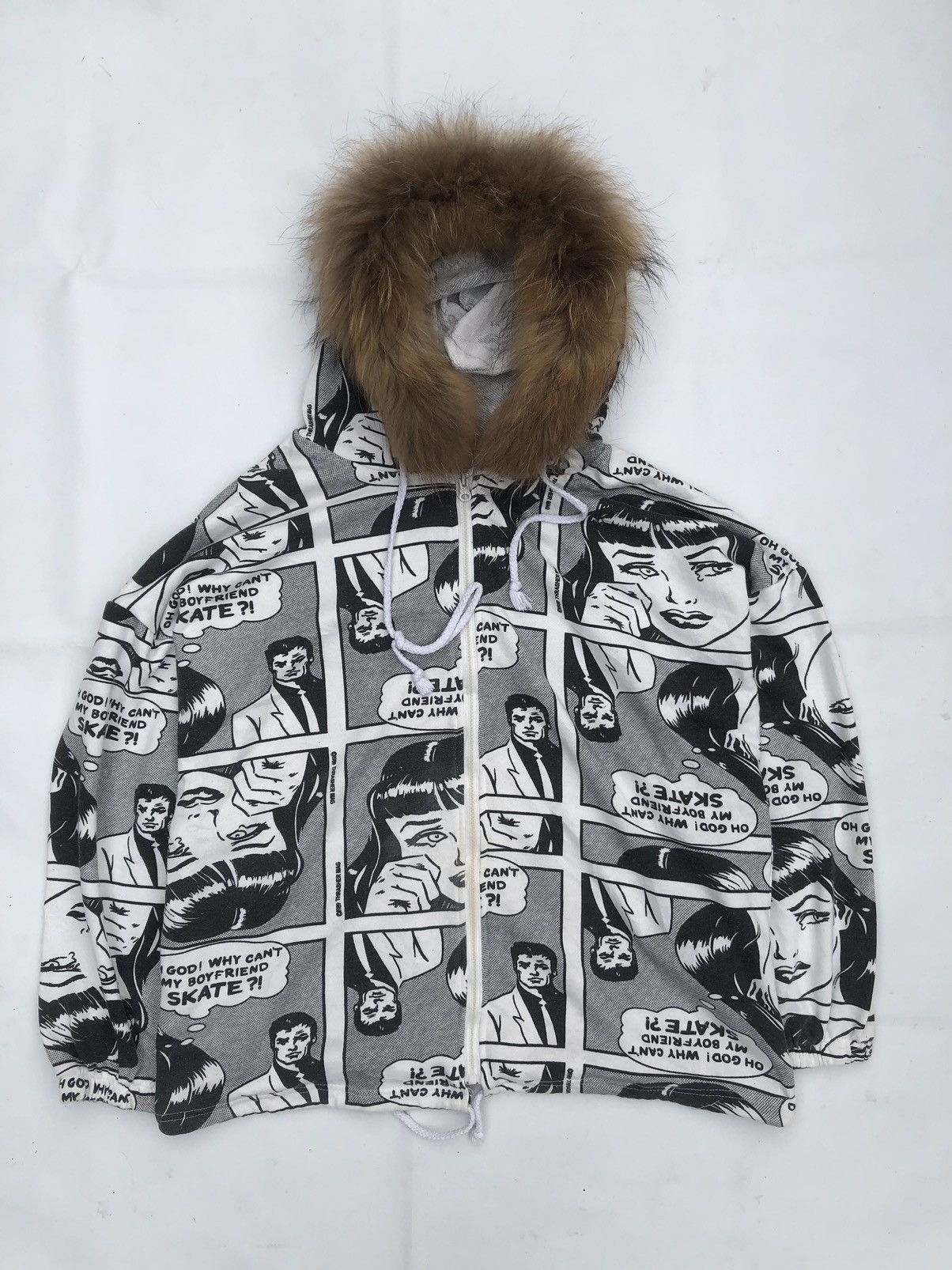 If Six Was Nine × Japanese Brand × Le Grande Bleu (L.G.B.) Zipper Fur hoodie Skateboaring Thrasher Style Size US L / EU 52-54 / 3 - 1 Thumbnail