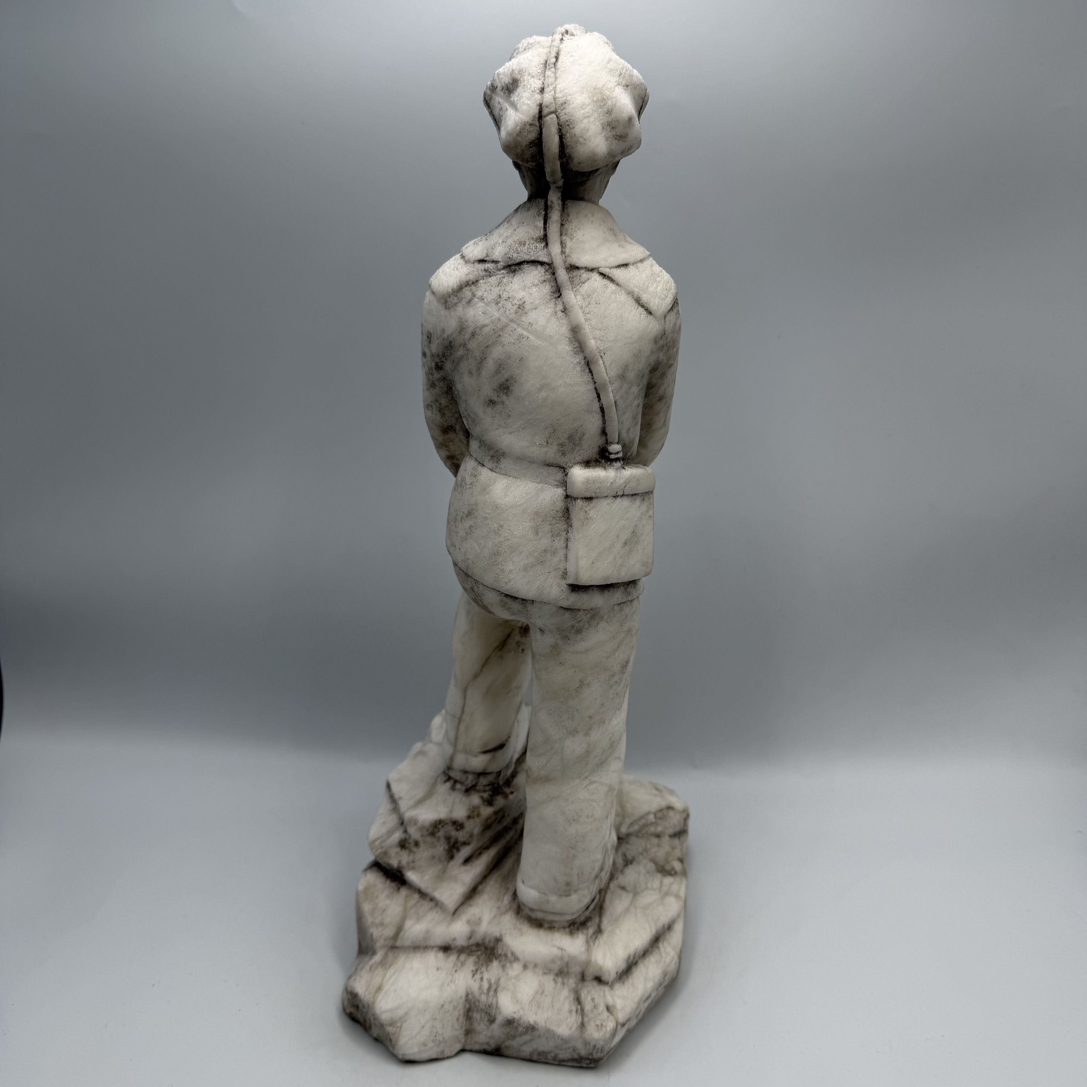 Vintage Massive Vintage Hand Carved Miner Statue Size ONE SIZE - 5 Thumbnail