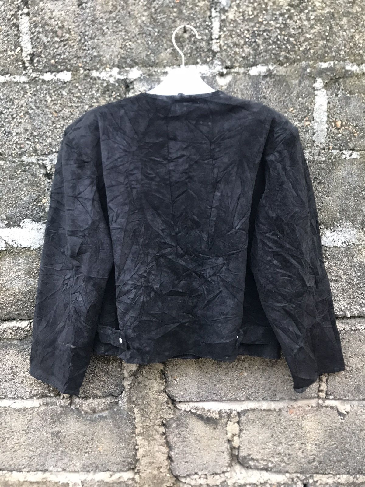 Genuine Leather ⚡️Vintage Passage Leather Snap Button Cropped Jacket Size M / US 6-8 / IT 42-44 - 11 Thumbnail