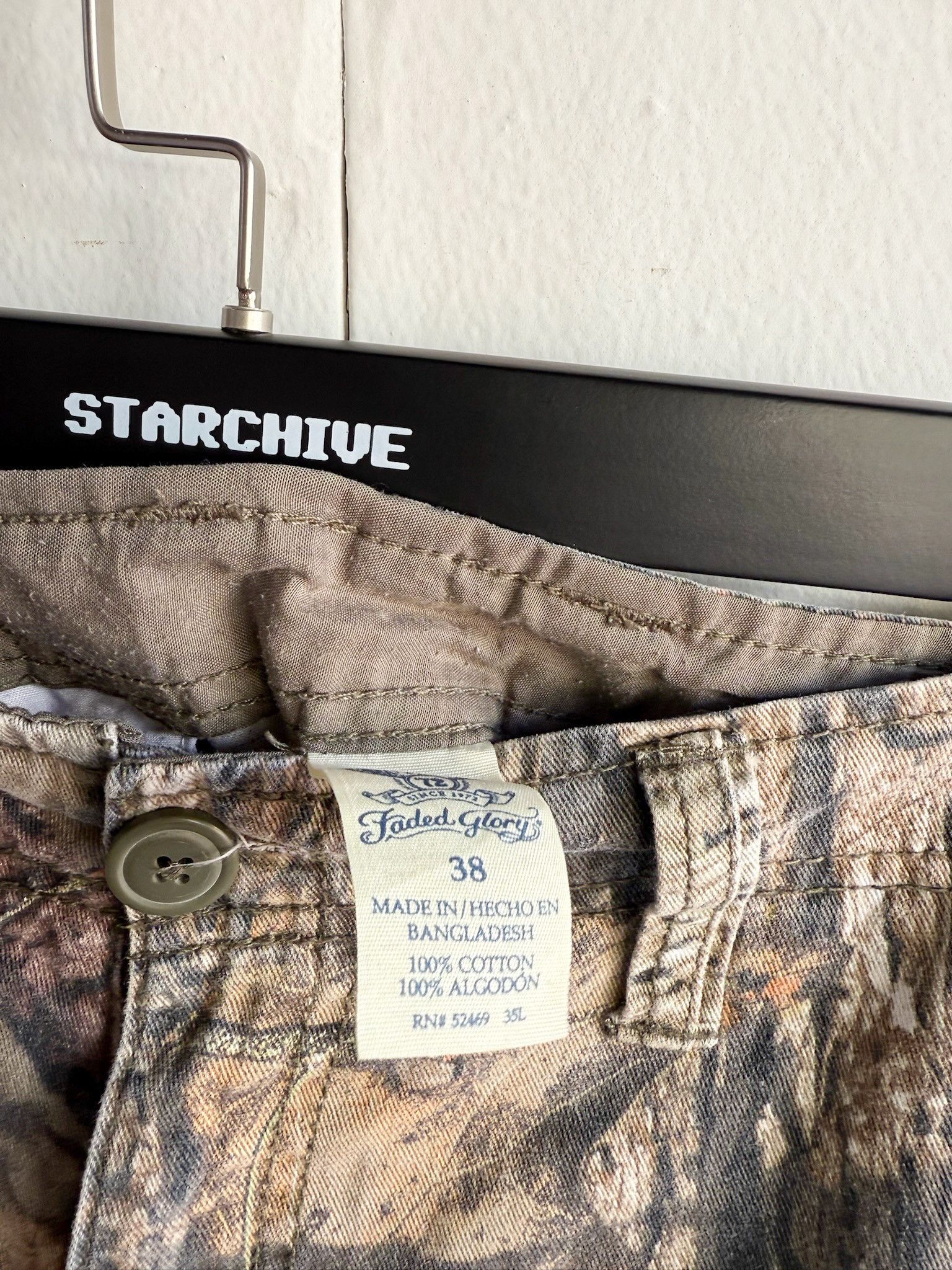 Vintage VINTAGE MOSSY OAK CAMO SHORTS Size US 33 - 3 Thumbnail