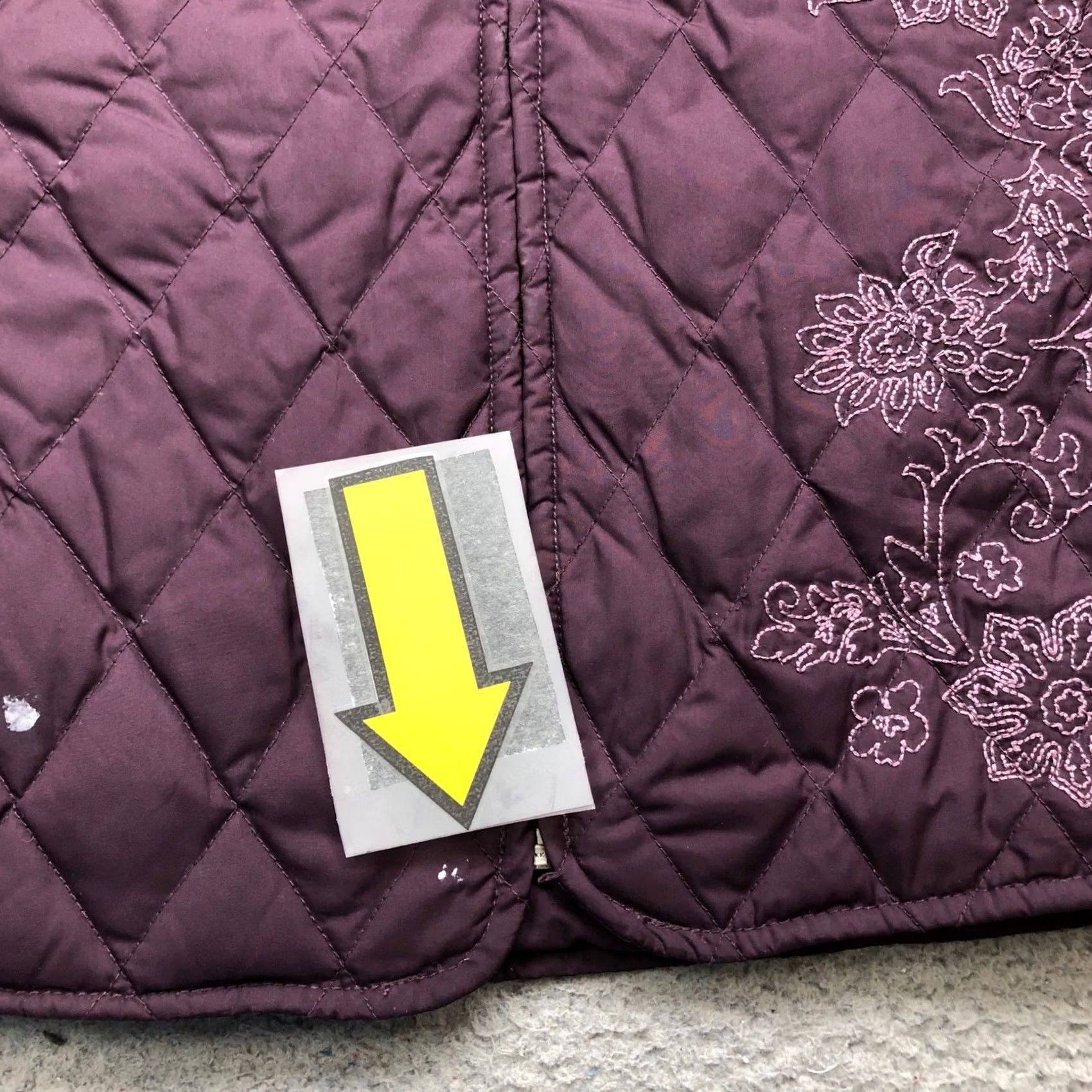 Eddie Bauer VINTAGE Eddie Bauer Embroidered Floral Quilted 600 Premium Goose Down Vest Womens Large L Sleeveless Full Zip Pockets Purple Size L / US 10 / IT 46 - 6 Thumbnail