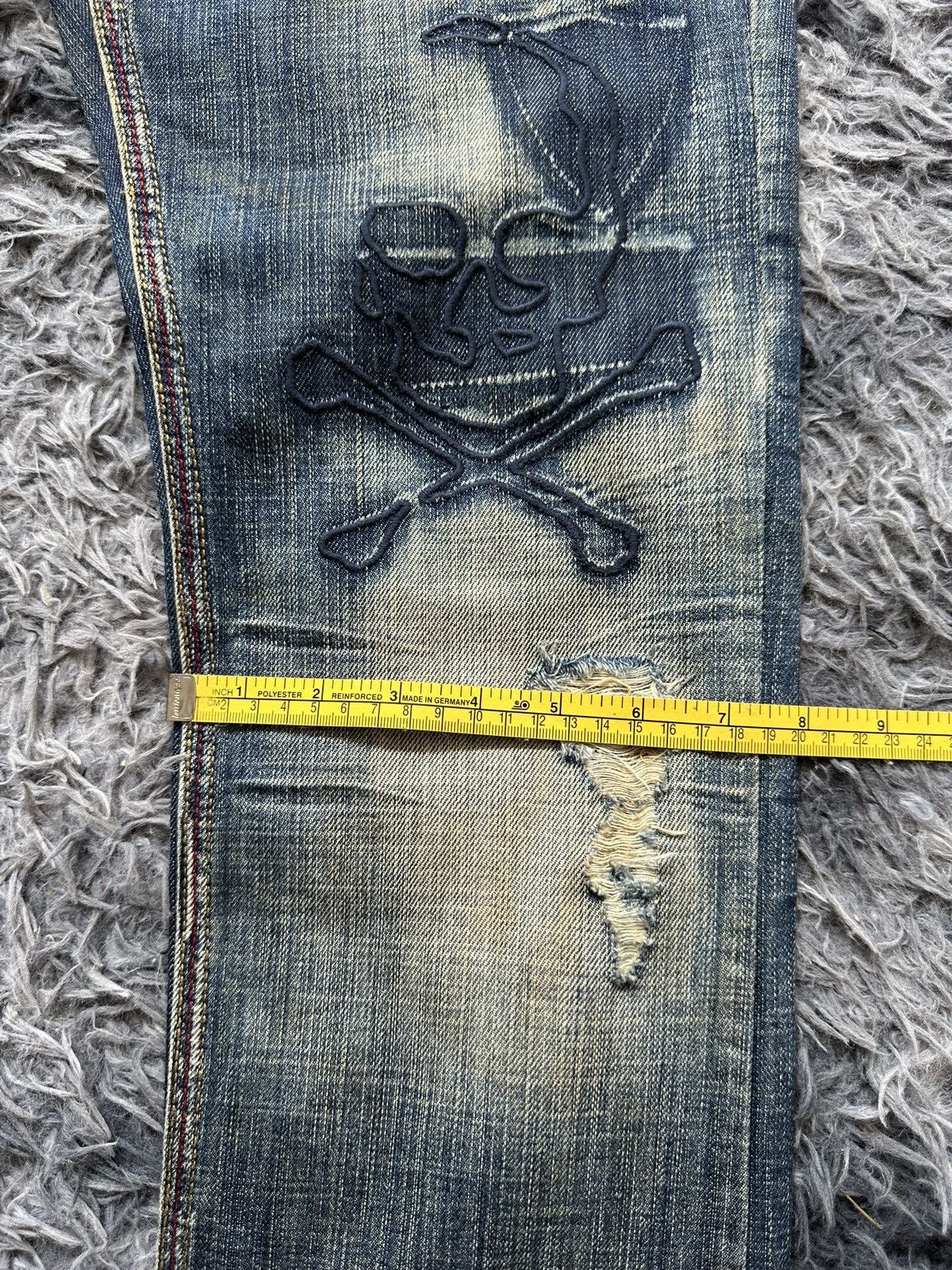 5351 POUR LES HOMMES SS2009 Edge Rupert ''Rockstar Edge '' distressed boro denim Size US 32 / EU 48 - 14 Thumbnail