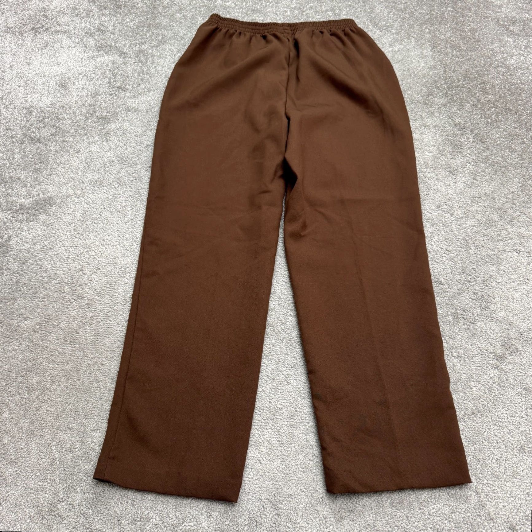Blair Blair Pants Dress Pants Womens 16P Brown High Rise Straight Leg Slacks Pull On Size 38" / US 16 / IT 52 - 2 Thumbnail