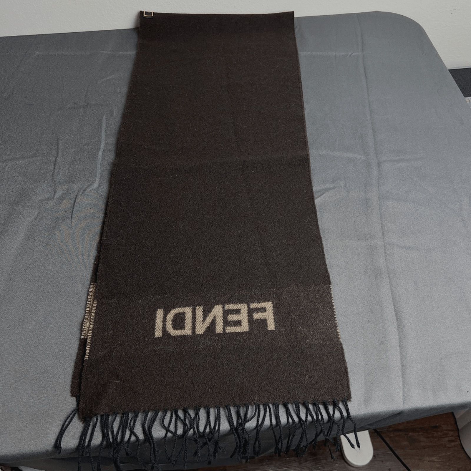 Fendi FENDI WOOL GRAPHIC SCARF Size ONE SIZE - 6 Thumbnail
