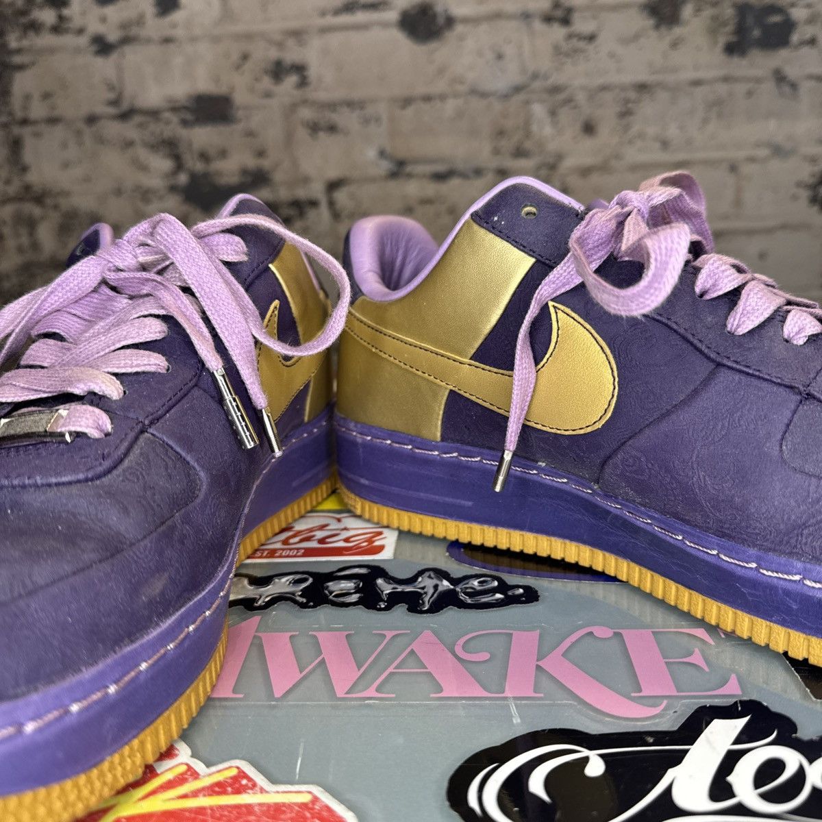 Nike Nike Air Force 1 SPRM '07 Jamaal Wilkes Original Six Sz 9.5 Size US 9.5 / EU 42-43 - 7 Thumbnail