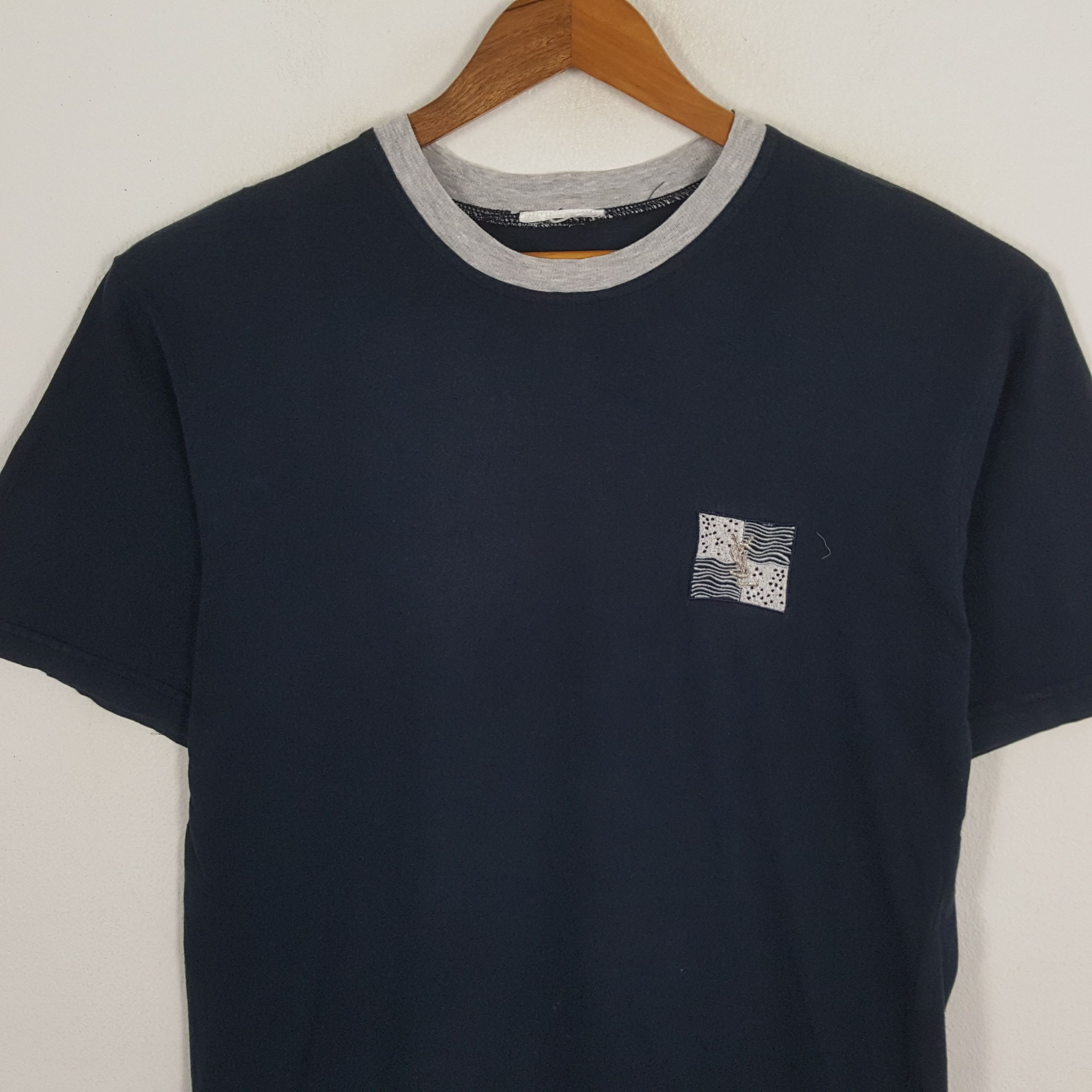 Vintage × Yves Saint Laurent Vintage YVES SAINT LAURENT Italian Fashion Brand T-Shirts Size US M / EU 48-50 / 2 - 4 Thumbnail