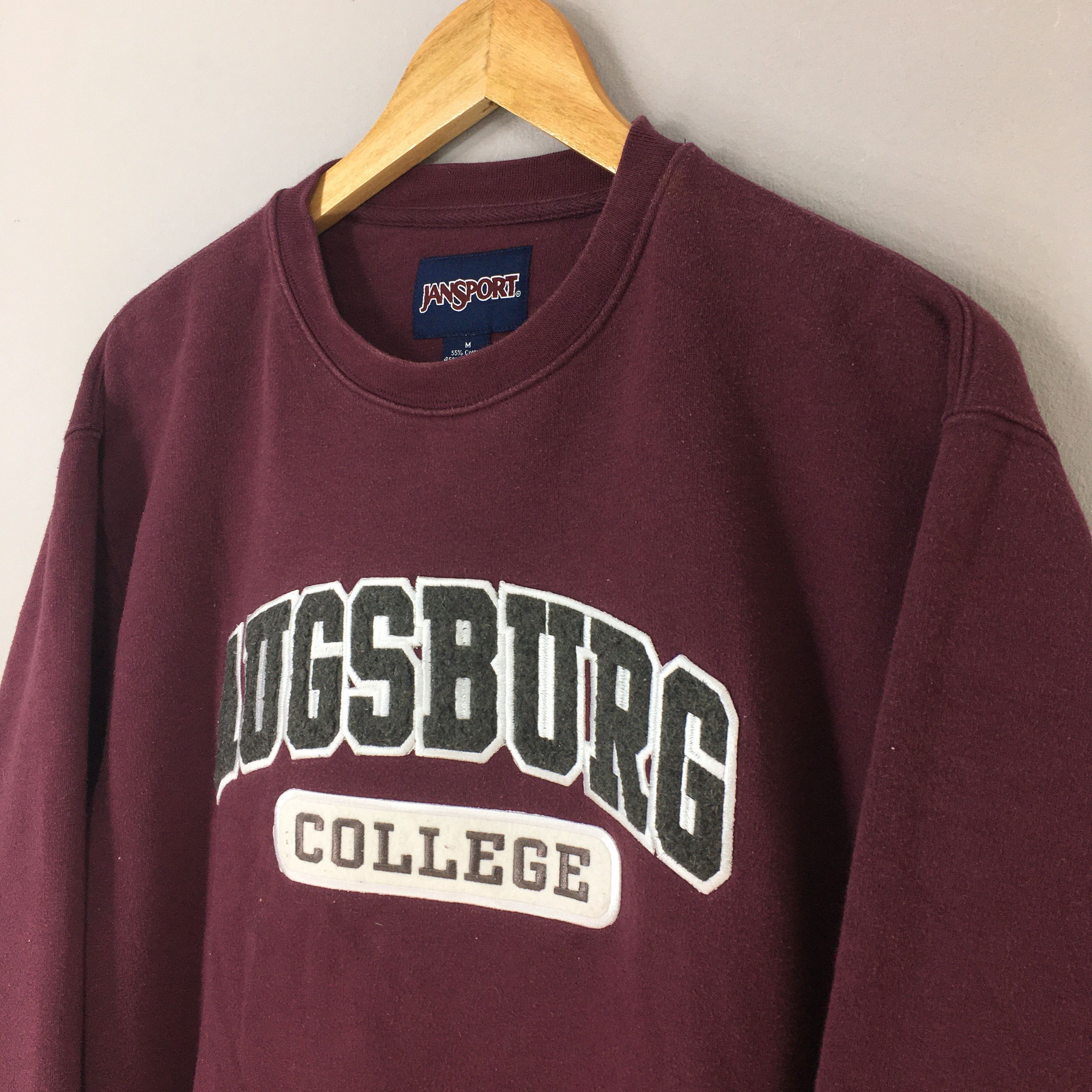 Jansport Vintage Augsburg College Red Sweatshirt Medium Size US M / EU 48-50 / 2 - 5 Thumbnail