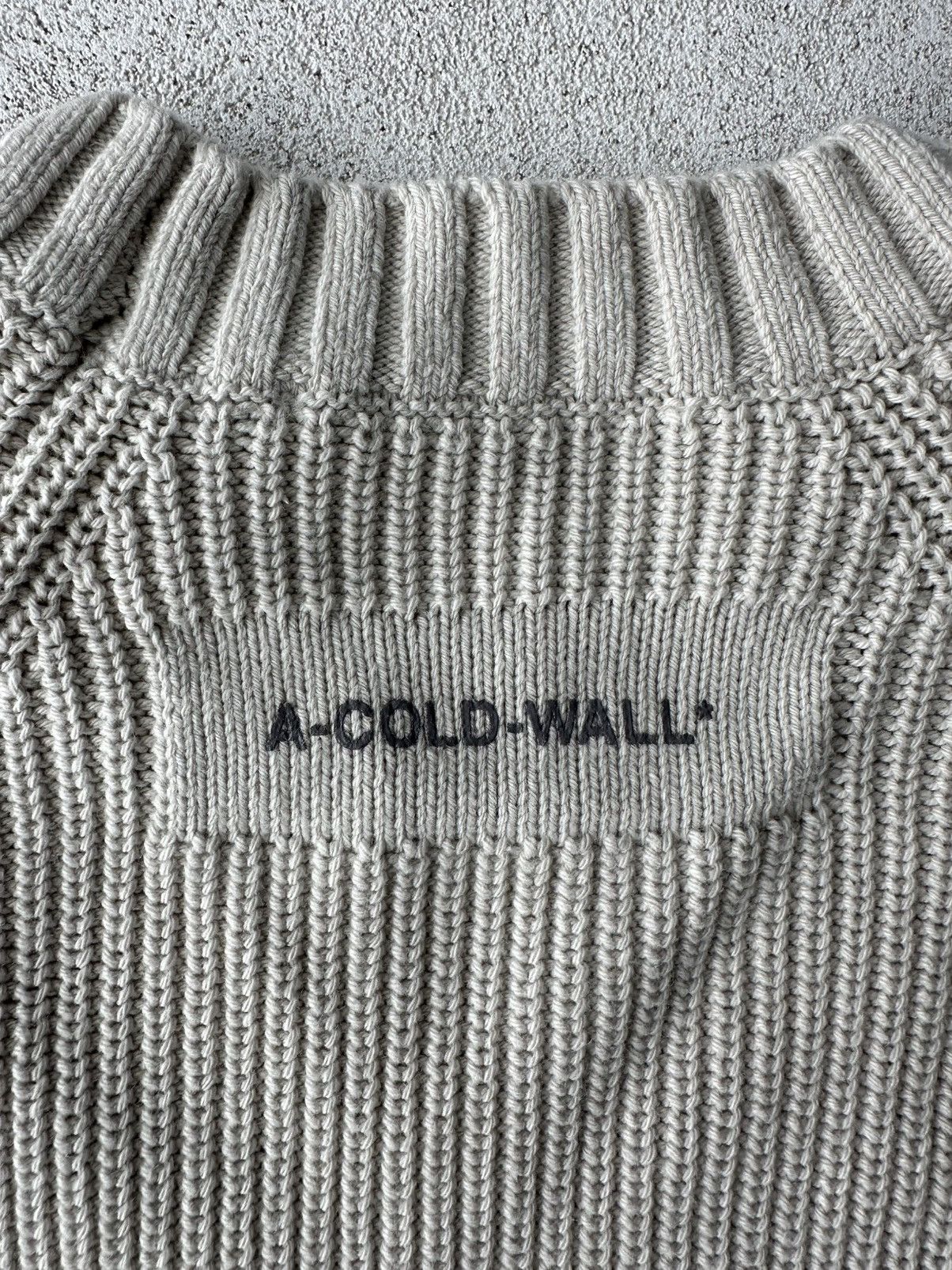 A-COLD-WALL* A-COLD-WALL* Sweater Grey Crew Neck Size US M / EU 48-50 / 2 - 4 Thumbnail