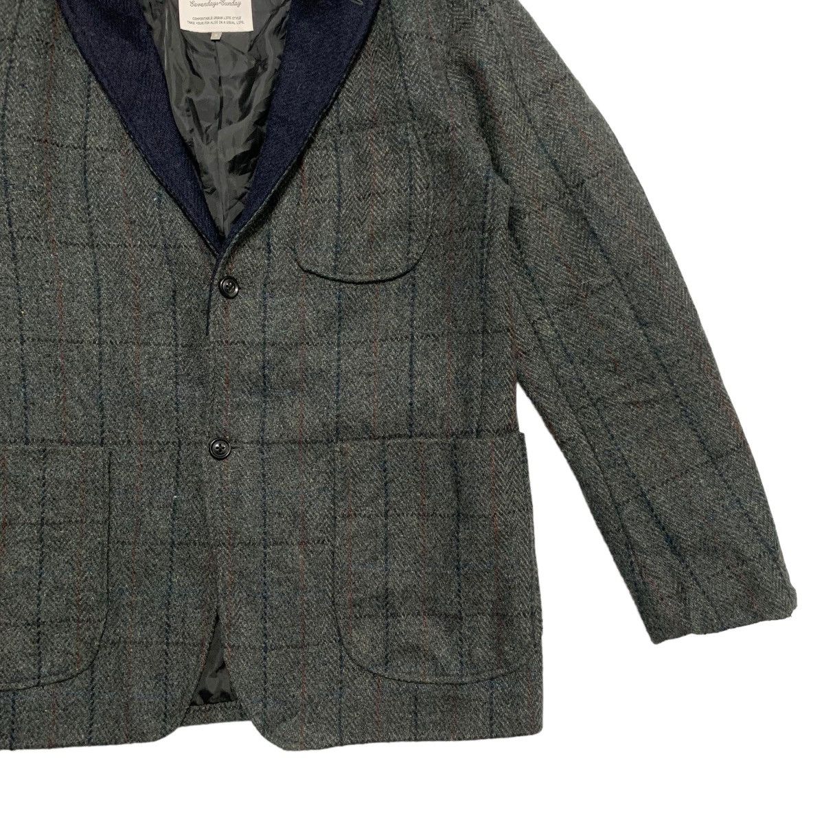 Harris Tweed Harris Tweed x Sevendays Sunday Jacket Size US S / EU 44-46 / 1 - 3 Thumbnail