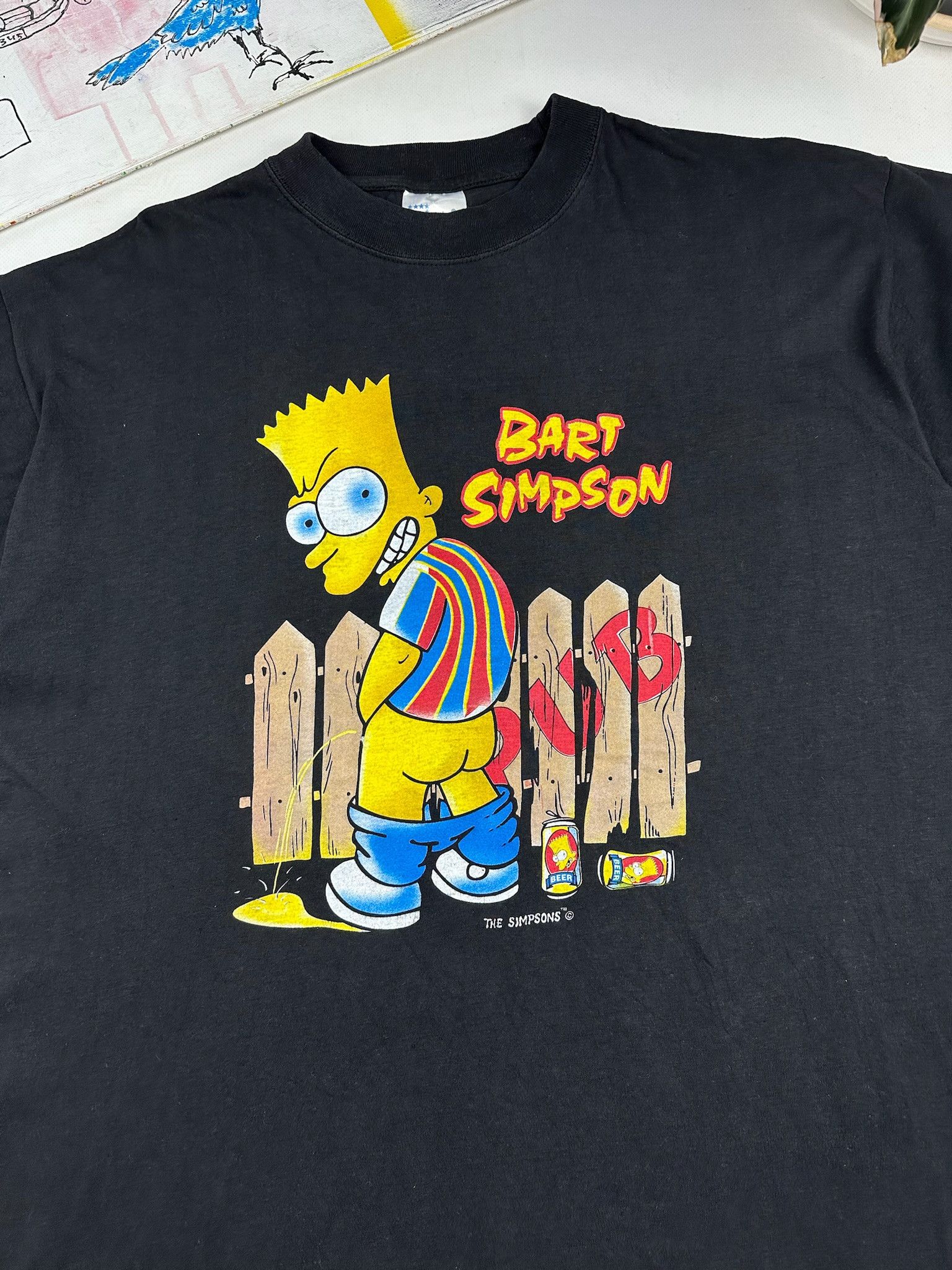 Vintage Vintage 90s Bart Simpson Shirt Size US XL / EU 56 / 4 - 2 Thumbnail