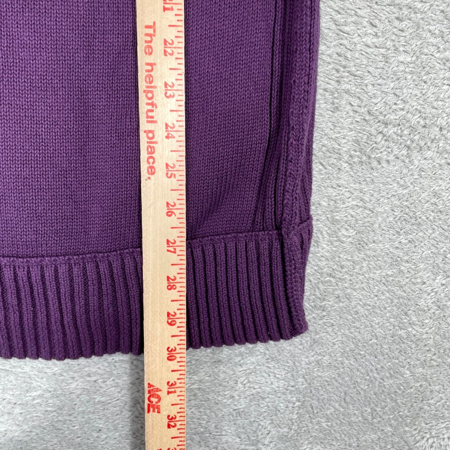 Guess VINTAGE Guess Cardigan Sweater Womens M Purple Shawl Collar Knit Y2K Size M / US 6-8 / IT 42-44 - 5 Thumbnail