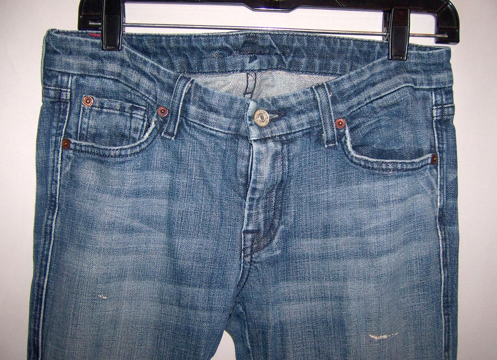 7 For All Mankind 7 For All Mankind Flynt Boot Cut Jeans Women's 29" -Low Rise Size 29" - 4 Thumbnail
