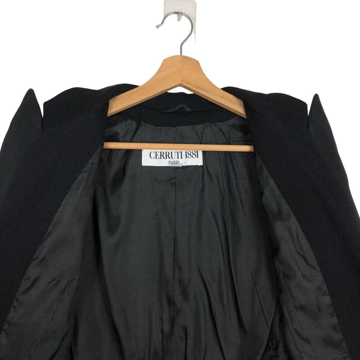 Japanese Brand 🔥Casual Cropped Coats Jacket Cerruti 1881 Paris Size XXS / US 00 / IT 34 - 11 Thumbnail