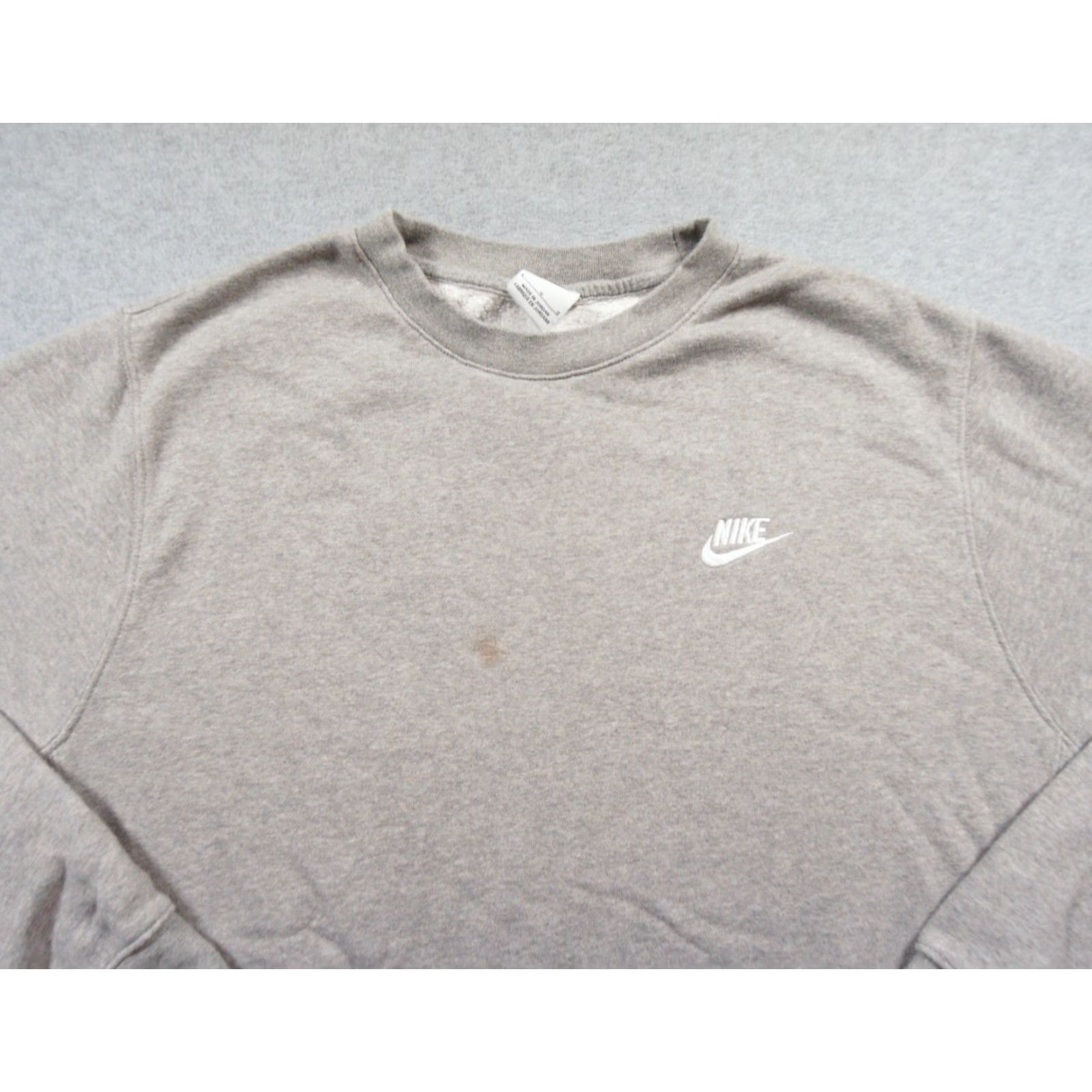 Nike Nike Sweatshirt Mens Large Gray Crewneck Pullover Sweater Swoosh Casual Adult Size US M / EU 48-50 / 2 - 2 Thumbnail
