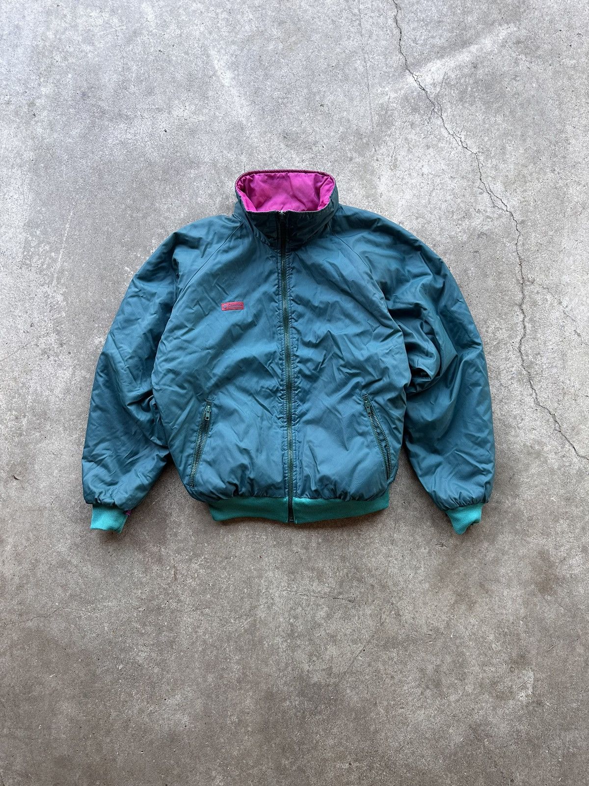Columbia × Vintage Vintage Reversible Columbia Bomber Jacket Size US L / EU 52-54 / 3 - 1 Thumbnail