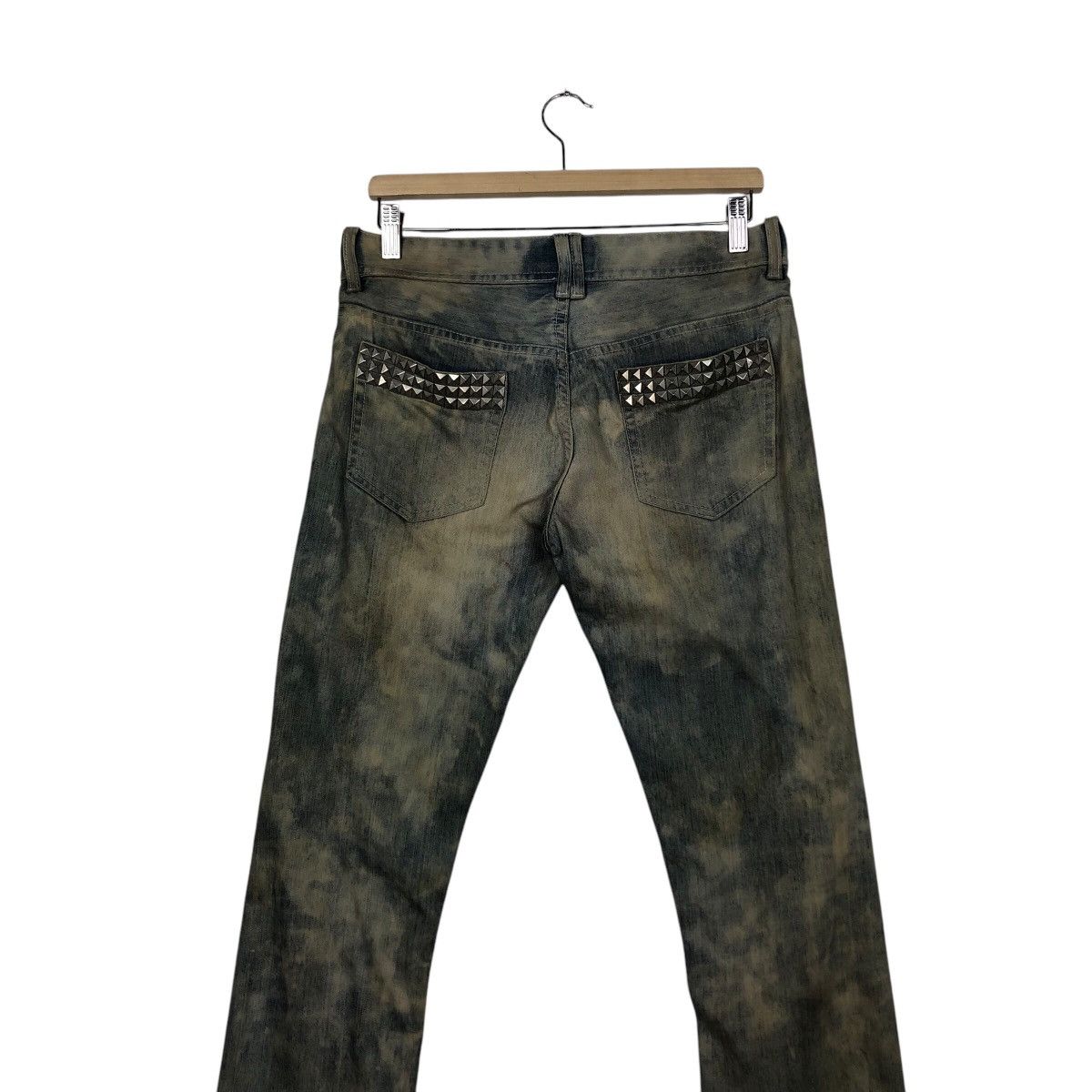 Japanese Brand Vintage Skinny Denim Jeans Glad News Acid Wash Issey Miyake Size US 34 / EU 50 - 12 Thumbnail