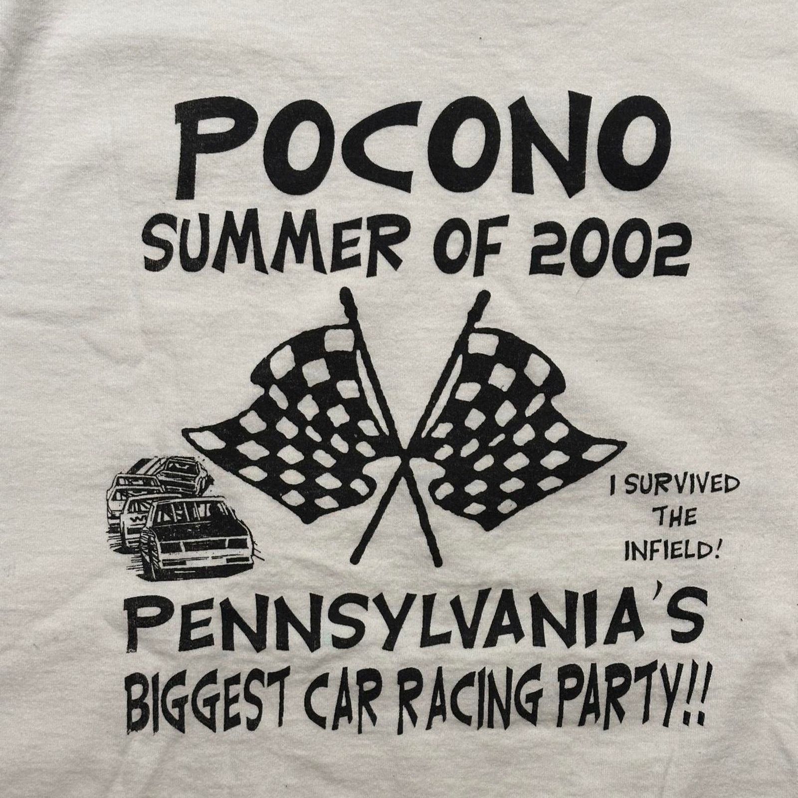 Fruit Of The Loom Vintage 2002 pocono pennsylvania 500 Size US M / EU 48-50 / 2 - 4 Thumbnail