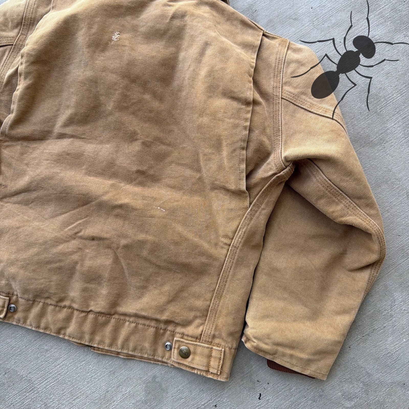 Carhartt × Vintage Carhartt YOUTH brown work wear jacket Size US XS / EU 42 / 0 - 6 Thumbnail