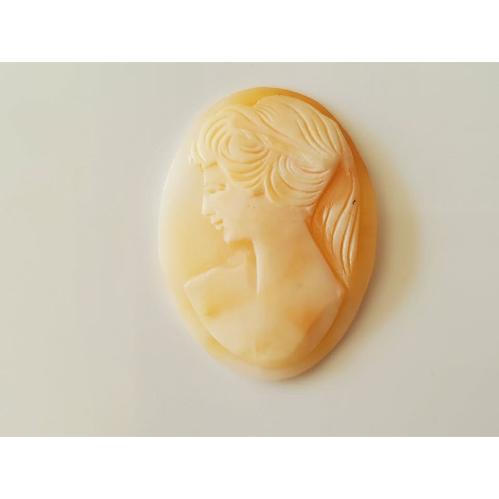 Other Antique Unmounted Hand Carved Victorian Woman Cameo Size ONE SIZE - 2 Thumbnail