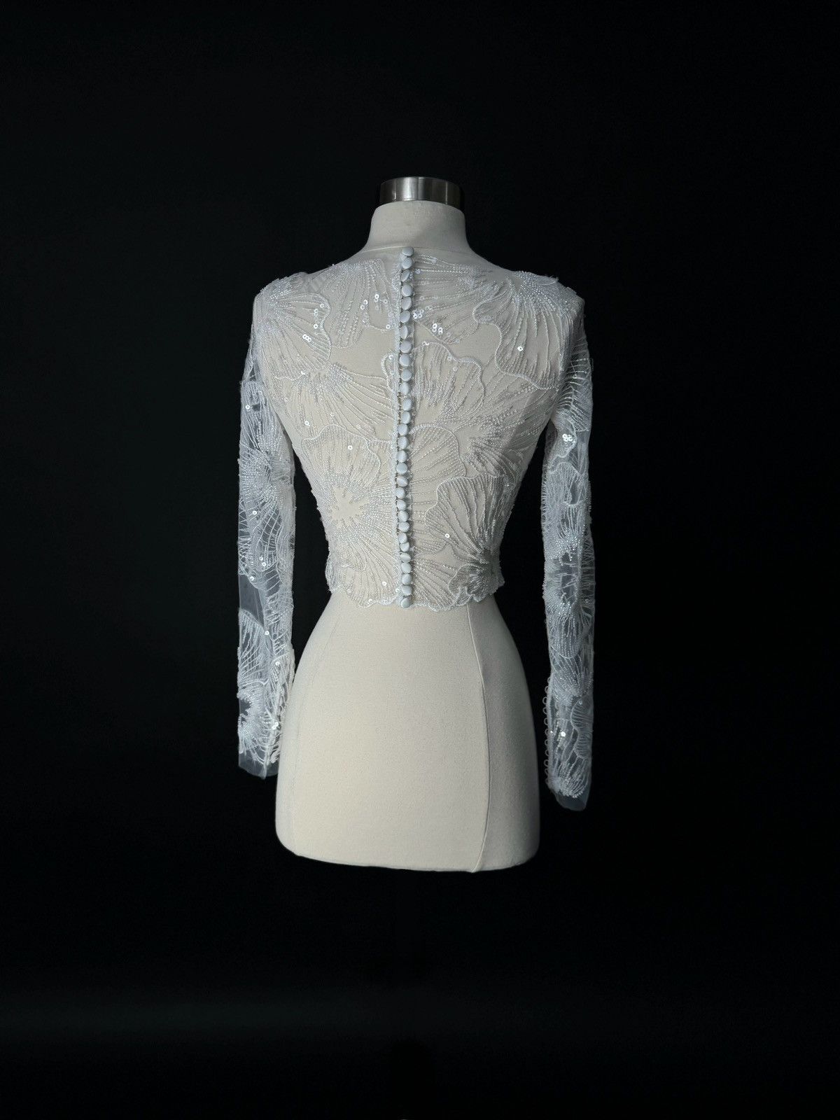 Other Preloved US 0 Embroidered lace Anna Augusta Bridal Cape Size XS / US 0-2 / IT 36-38 - 8 Thumbnail