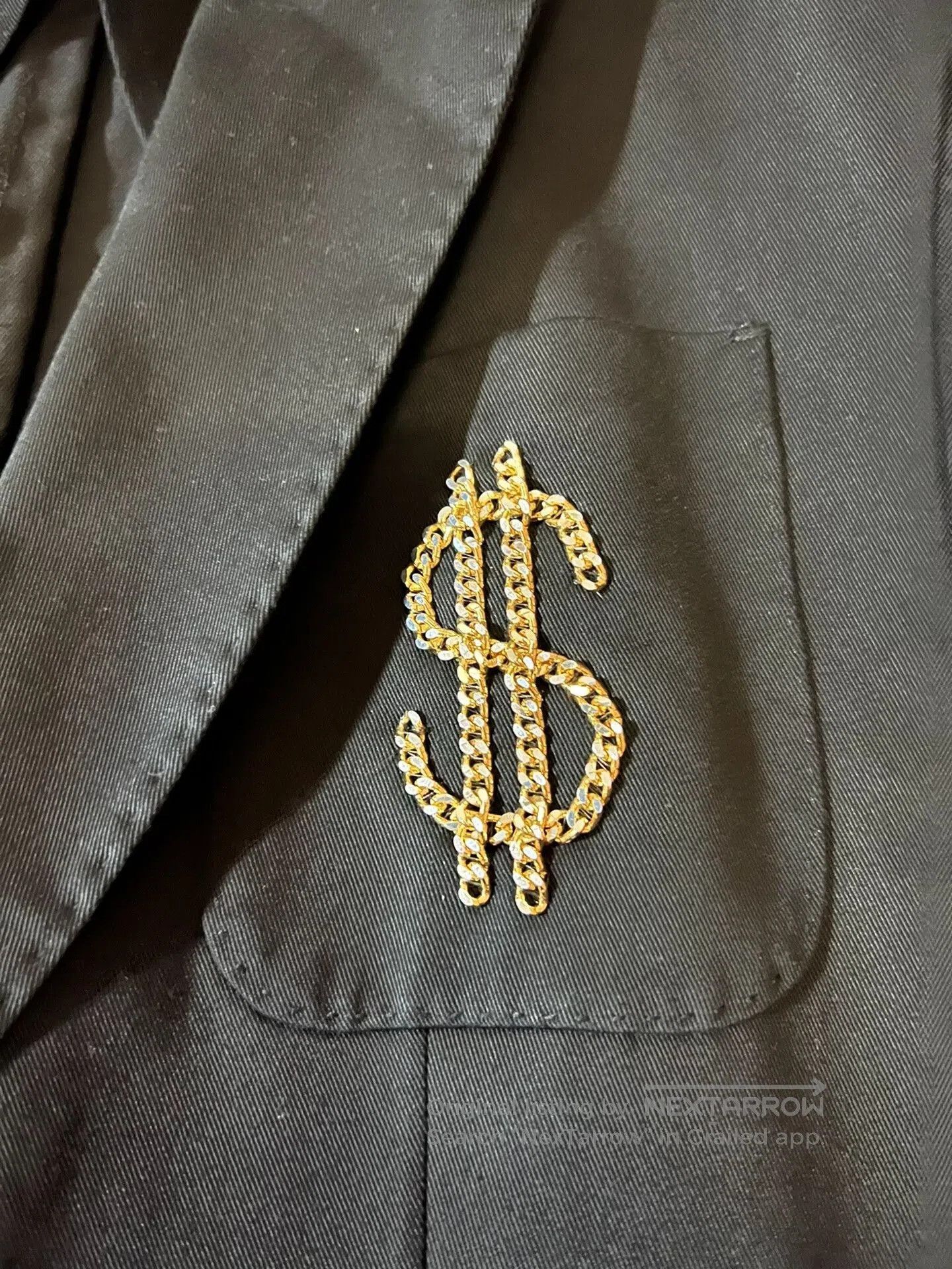 Moschino Moschino Runway Metal Chain Logo Blazer. Size US L / EU 52-54 / 3 - 3 Thumbnail