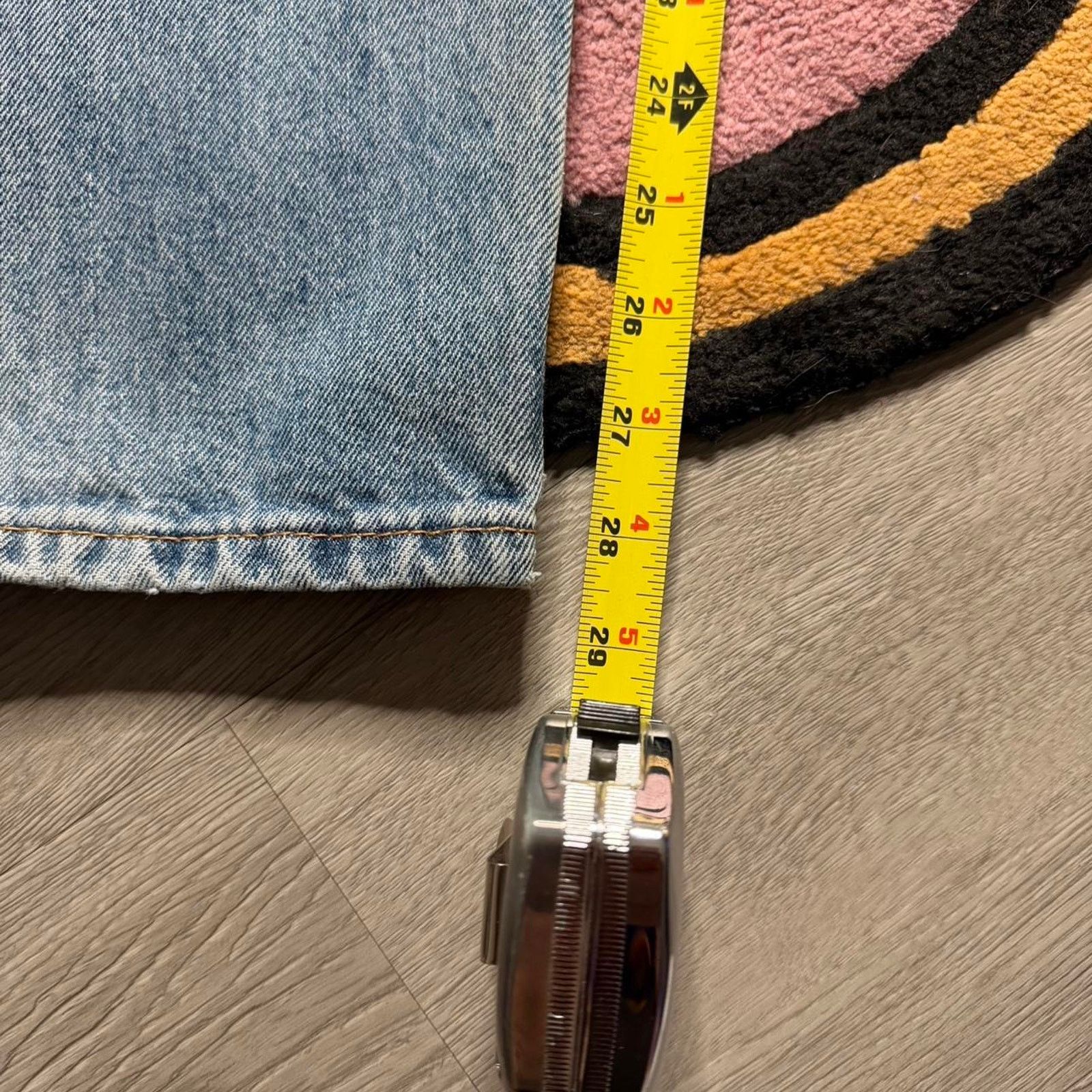 Levi's Levi’s Strauss 505 Regular Fit Distressed Denim Jeans 40x30 Size US 40 / EU 56 - 5 Thumbnail