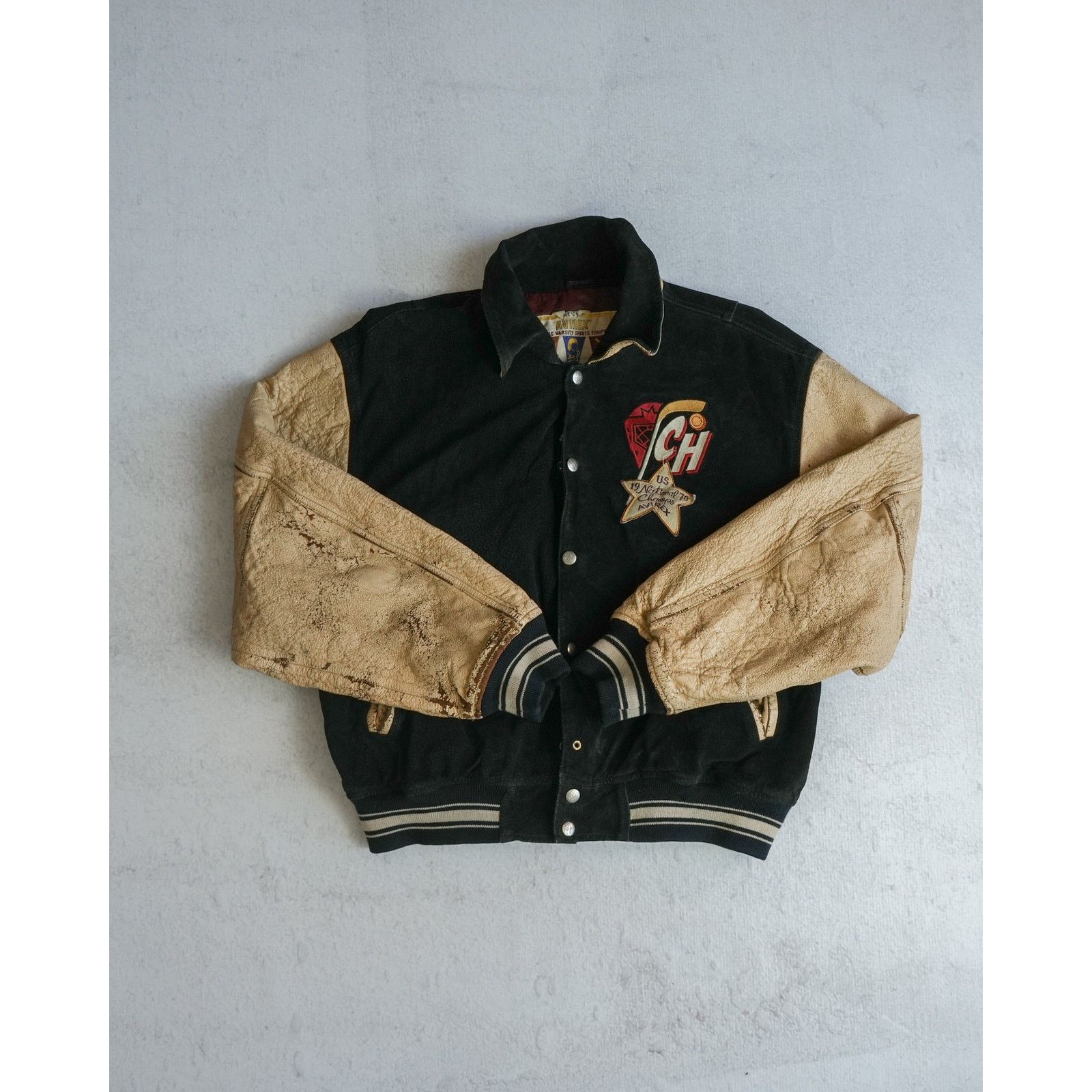 The Unbranded Brand Vintage 90s Avirex Black Leather Jacket - Men's Medium Size US M / EU 48-50 / 2 - 1 Thumbnail