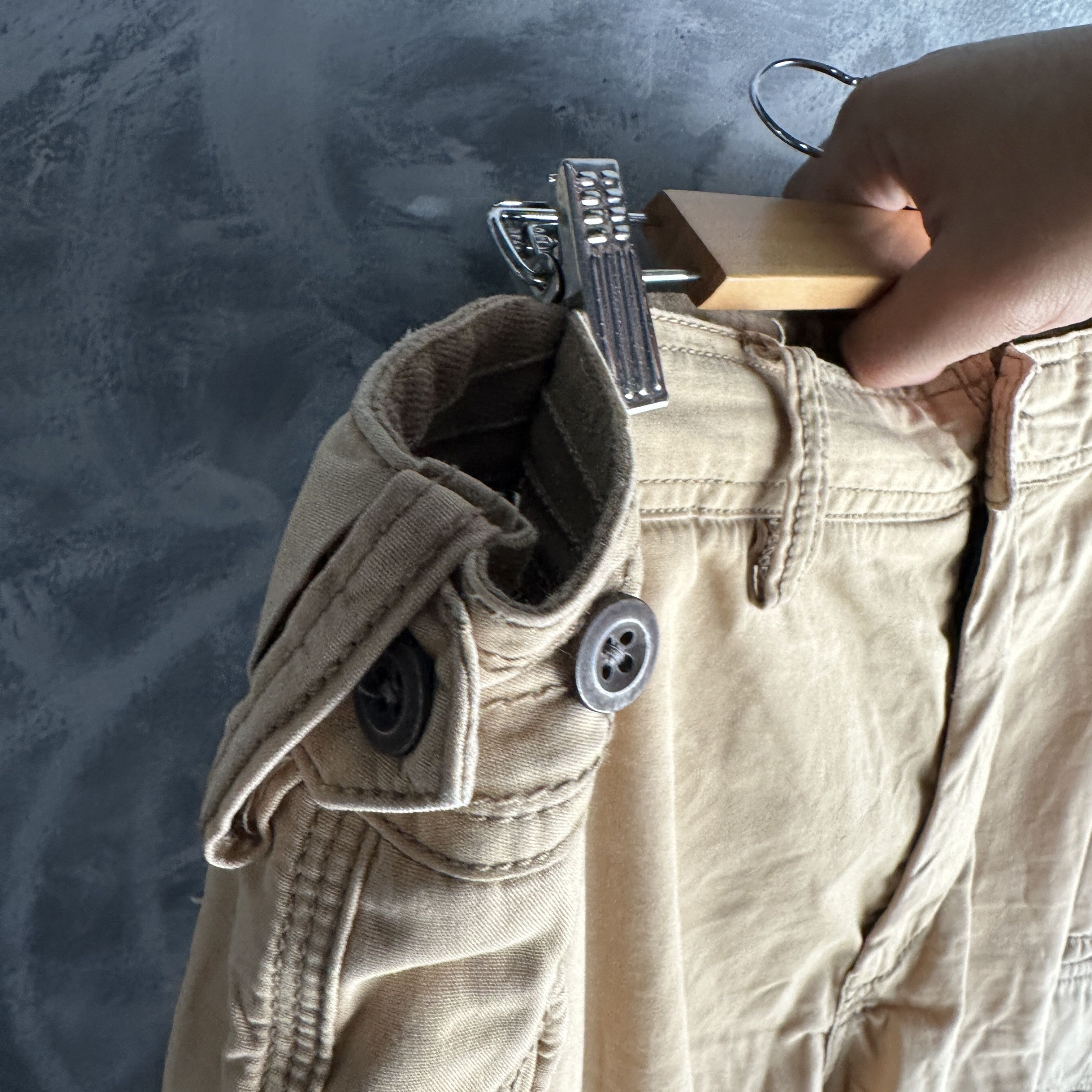Polo Ralph Lauren Vtg Polo Ralph Lauren Cargo Shorts Side Tabs Military Size US 40 / EU 56 - 10 Thumbnail