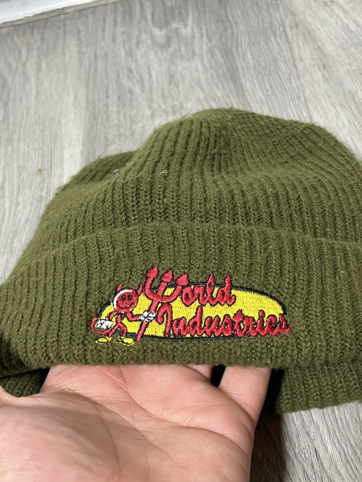 World Industries Vintage 90s World Industries Devilman Beanie Flameboy Skater Size ONE SIZE - 2 Thumbnail