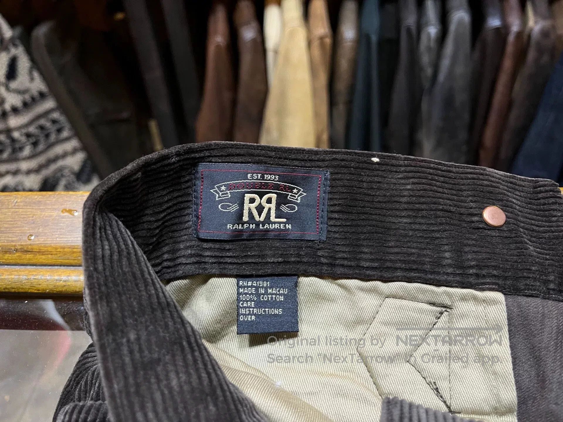 RRL Ralph Lauren RRL Corduroy Overalls by Ralph Lauren. Size US 30 / EU 46 - 4 Thumbnail