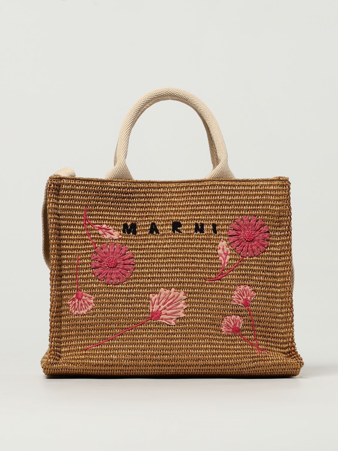 Marni Marni Tote Bag Woman Beige Size ONE SIZE - 1 Thumbnail
