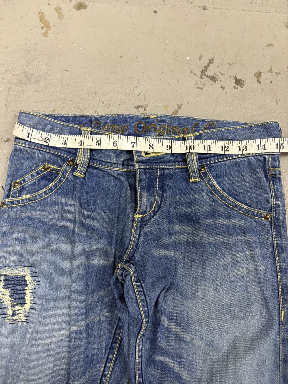 Kapital Kapital sashiko reworks Slim Straight Ozoc Distressed Flared Size US 30 / EU 46 - 14 Thumbnail