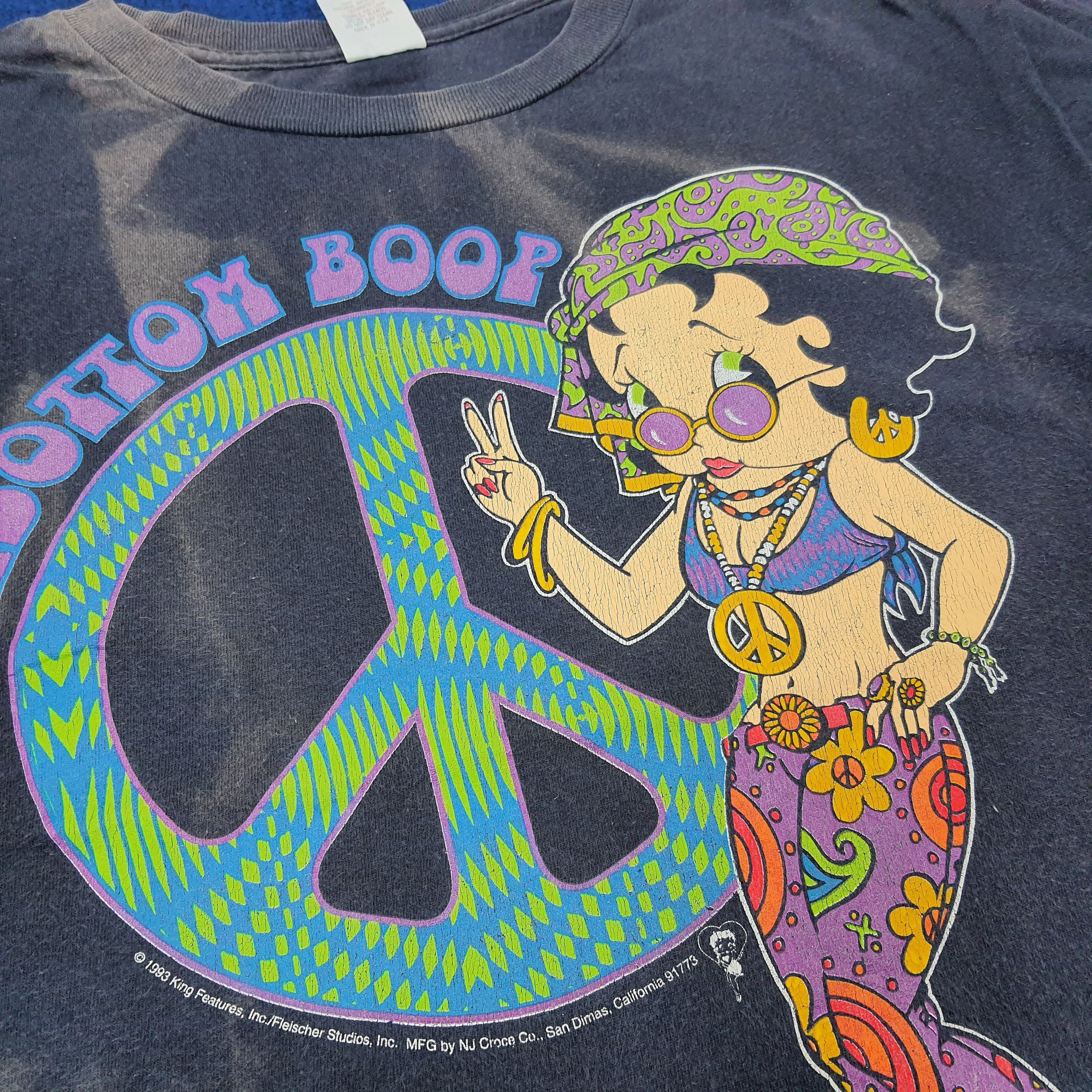 Other Vintage Bellbottom Boop Betty Boop '93 Tshirt C239N9 Size US L / EU 52-54 / 3 - 2 Thumbnail