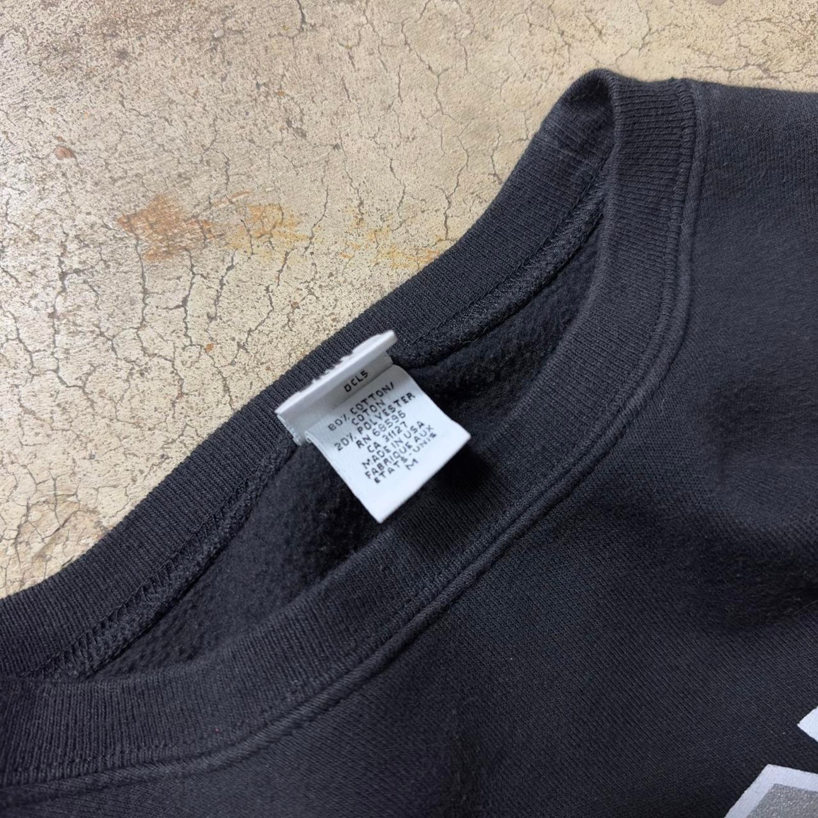 DKNY × Vintage Y2K DKNY Boxy Utility Black USA MADE Streetwear Sweatshirt Size US M / EU 48-50 / 2 - 3 Thumbnail