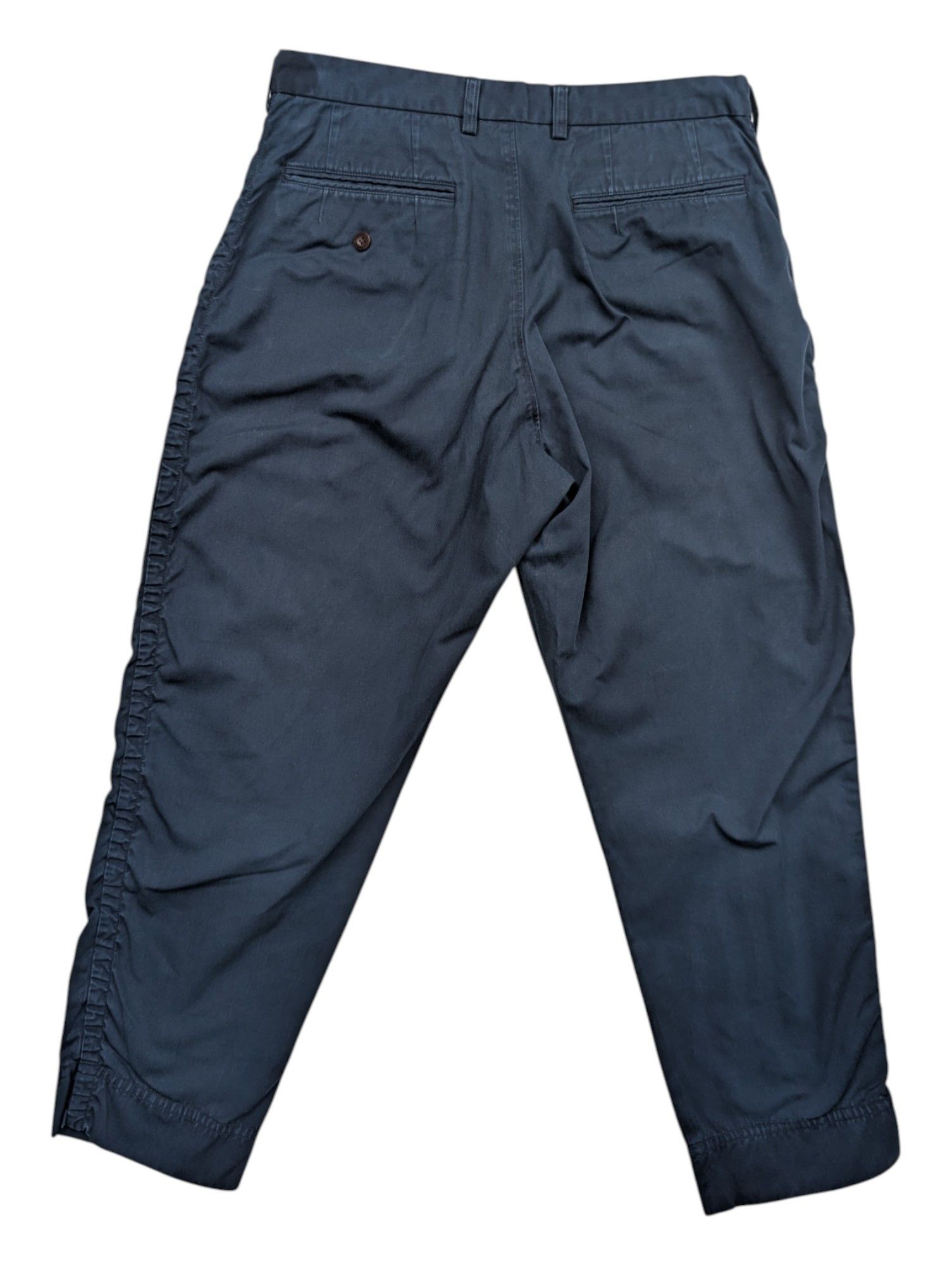 Kolor Kolor Beacon Blue Cotton Straight Leg Pants Size US 32 / EU 48 - 2 Thumbnail