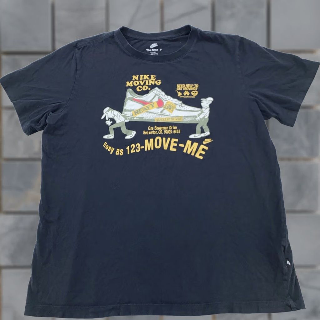 Nike Nike Shirt Mens Large Black Graphic Print Swoosh Tee Beaverton Oregon Fun Sports Size US L / EU 52-54 / 3 - 1 Thumbnail