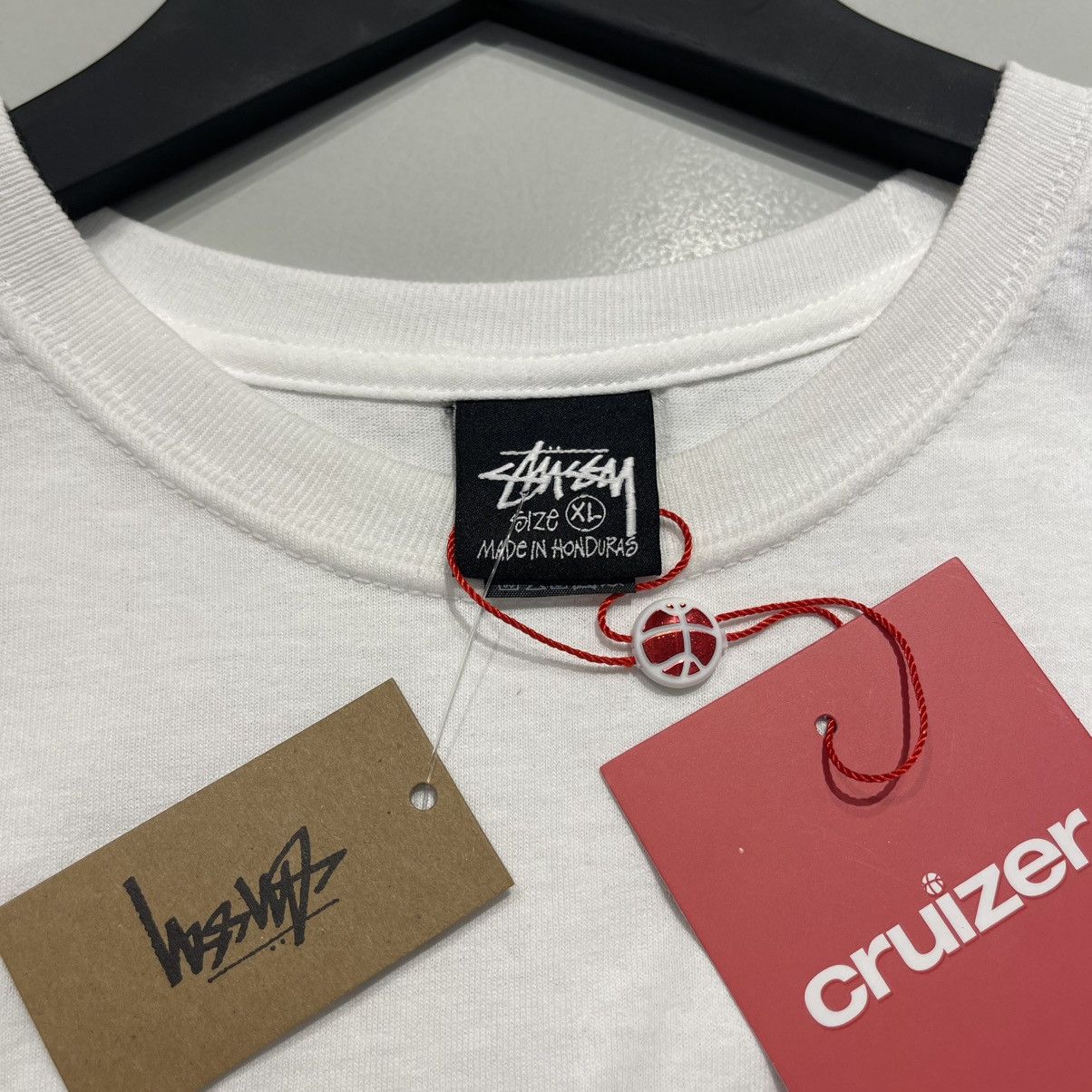 Stussy Stussy Tough Gear International Tee White Size US XL / EU 56 / 4 - 5 Thumbnail
