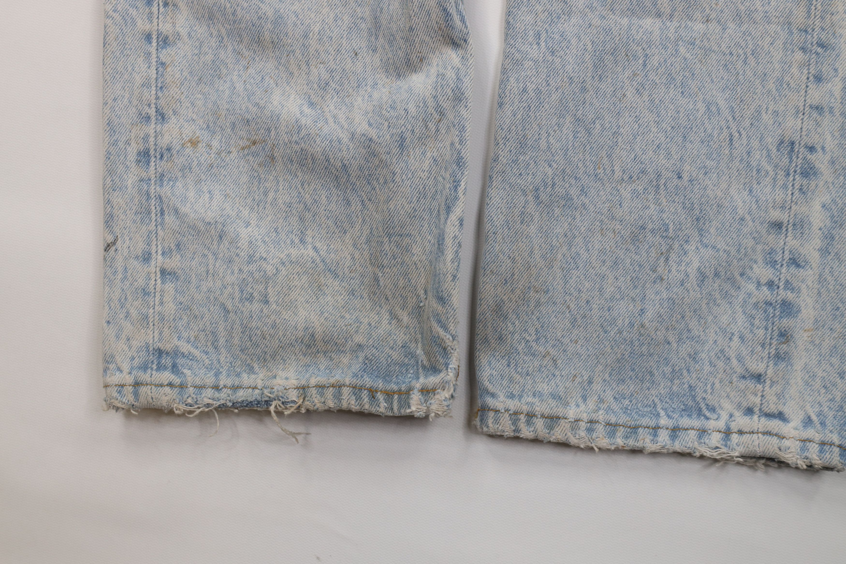 Levi's Vintage 80s Levis 501xx Wash Button Fly Original Jeans USA Size US 29 - 6 Thumbnail