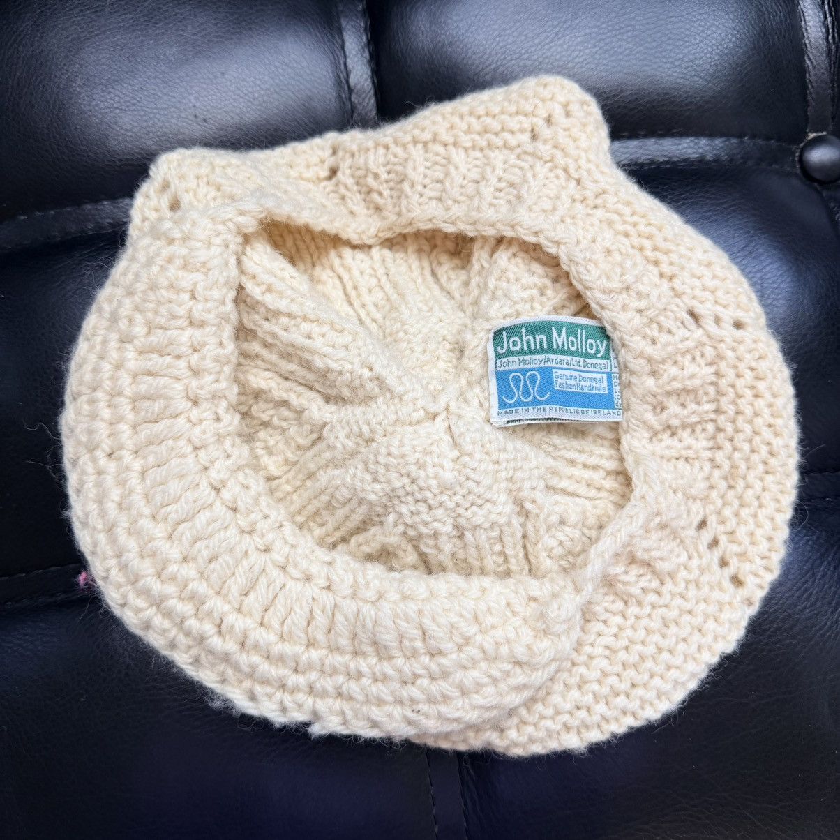 Other John Molloy Donegal Wool Knit Newsboy Hat Cream Ireland Size ONE SIZE - 12 Thumbnail