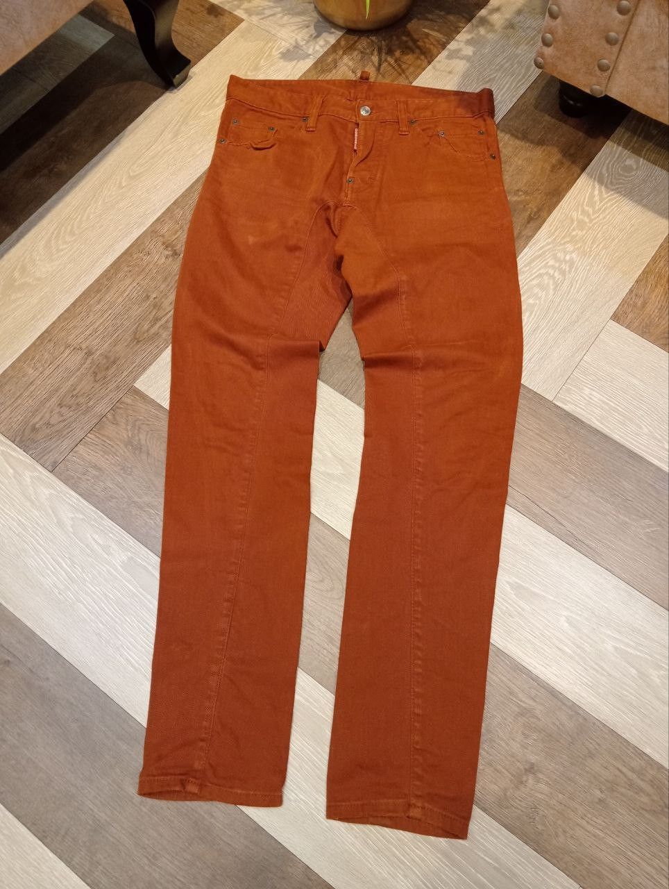 Dsquared2 DSQUARED2 ITALY BRICK ORANGE PANTS Size US 33 - 2 Thumbnail