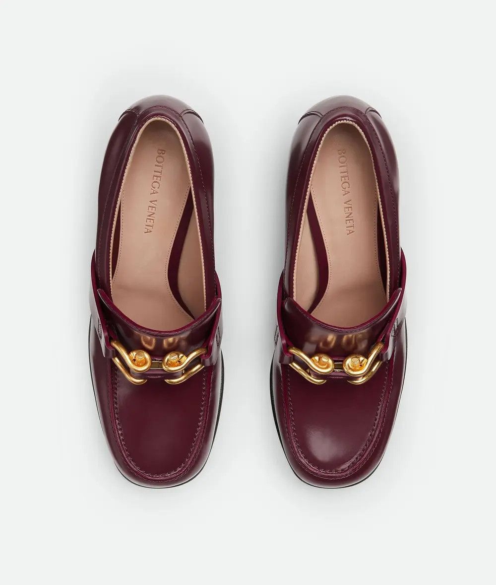 Bottega Veneta o1s1rm1125 Monsieur Pumps in Burgundy Size US 6 / IT 36 - 4 Thumbnail