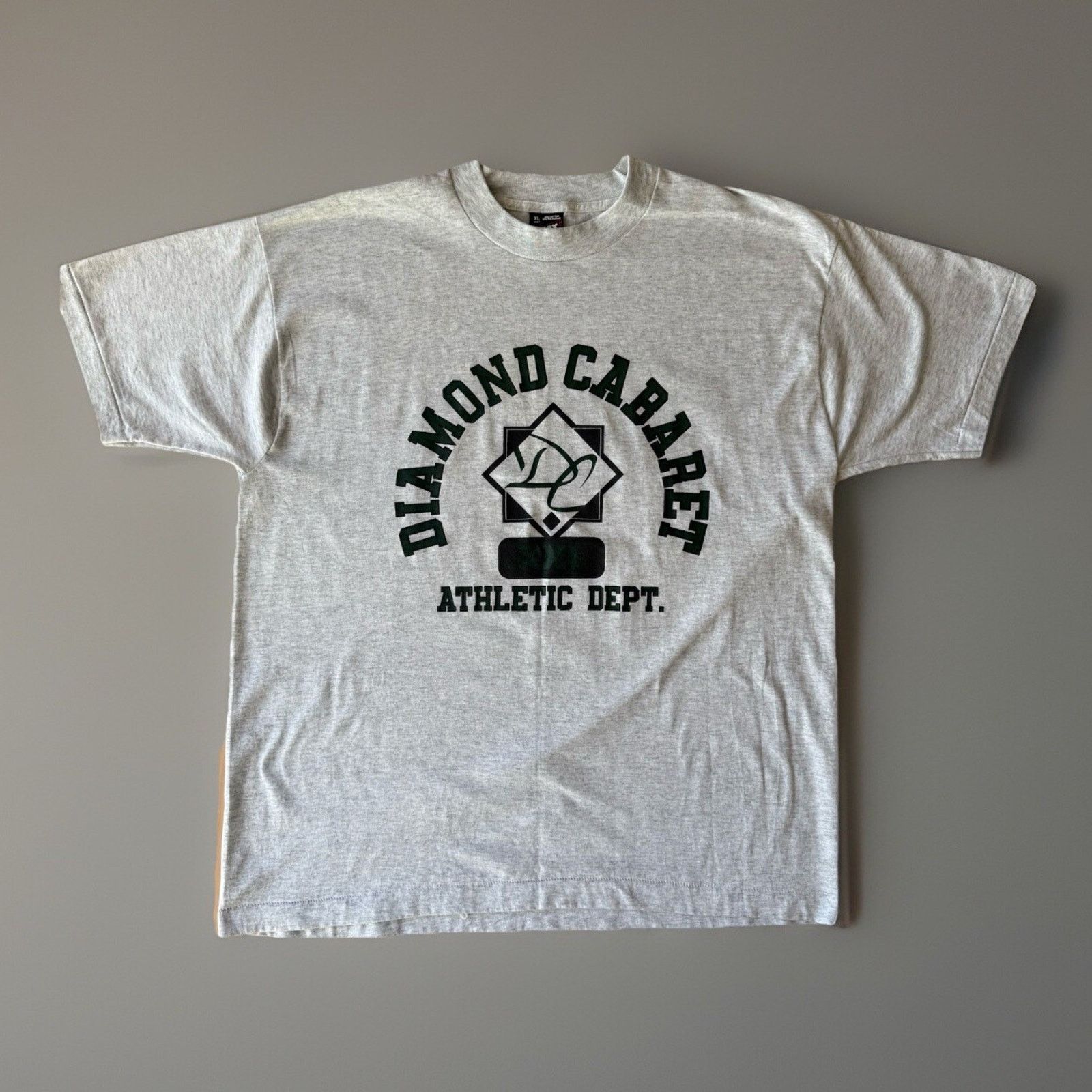 Vintage Vintage Diamond Cabaret Shirt XL Gray 90s Gentlemens Club Size US XL / EU 56 / 4 - 1 Thumbnail