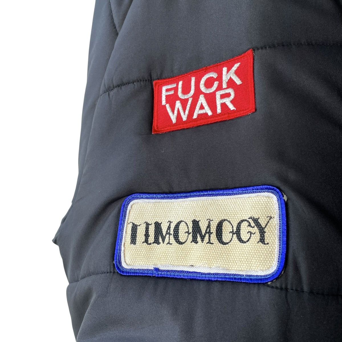 Japanese Brand Firestone Patchwork Anti War Japan Union Puffer Jacket Size US M / EU 48-50 / 2 - 6 Thumbnail