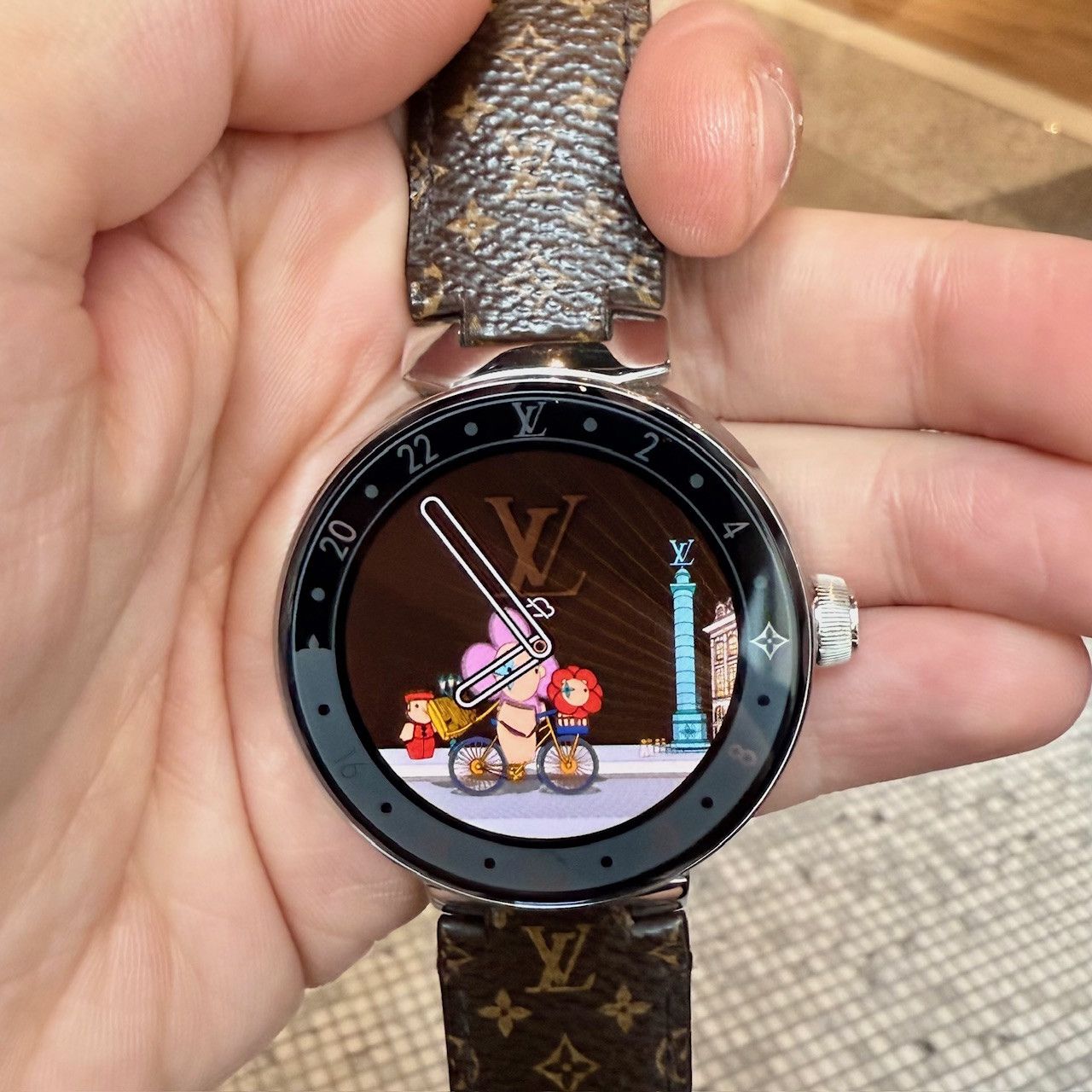 Louis Vuitton Louis Vuitton QA050 Tambour Horizon Monogram Watch Size ONE SIZE - 4 Thumbnail