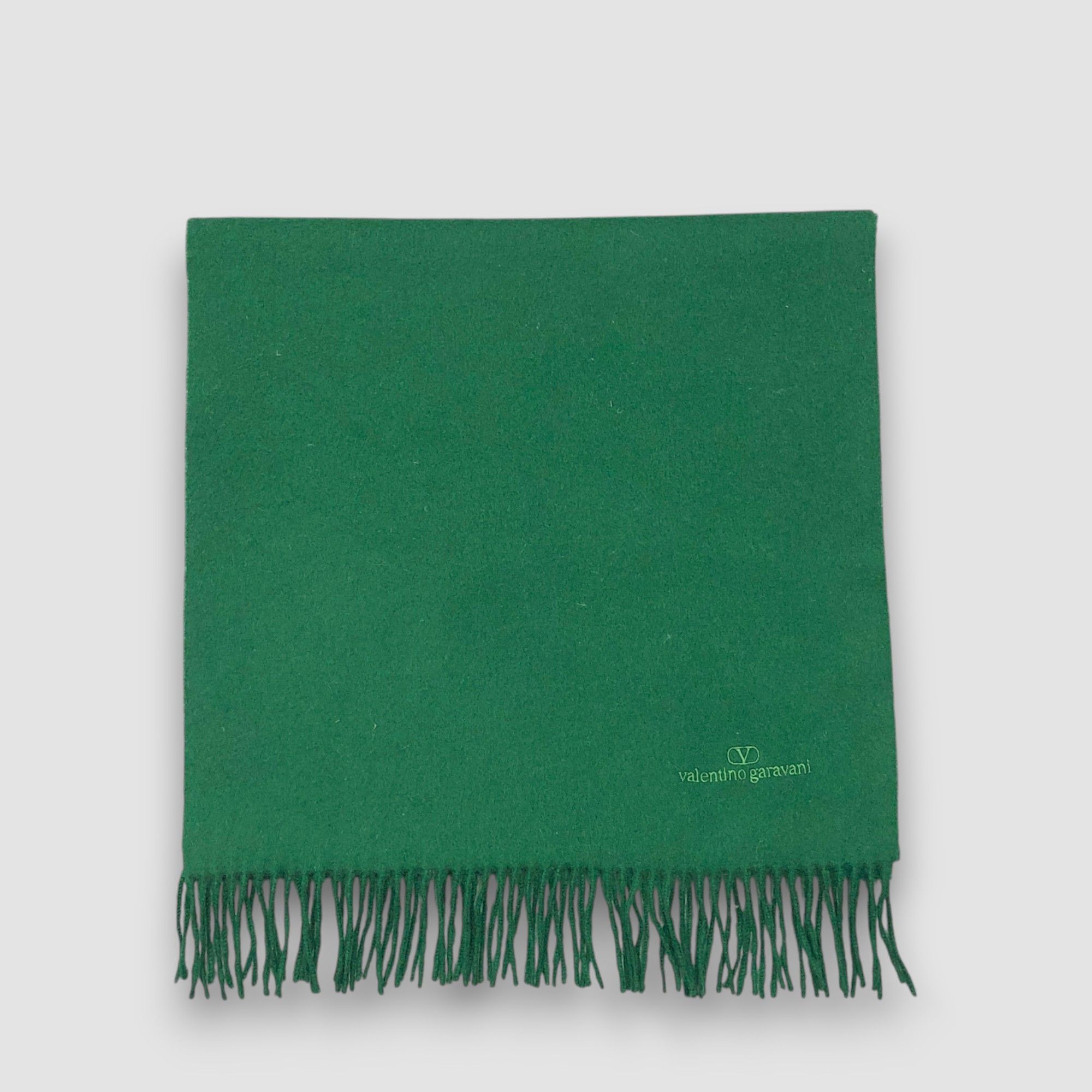 Japanese Brand Vintage Valentino Garavani Scarf Muffler Wool Winter Size ONE SIZE - 2 Thumbnail
