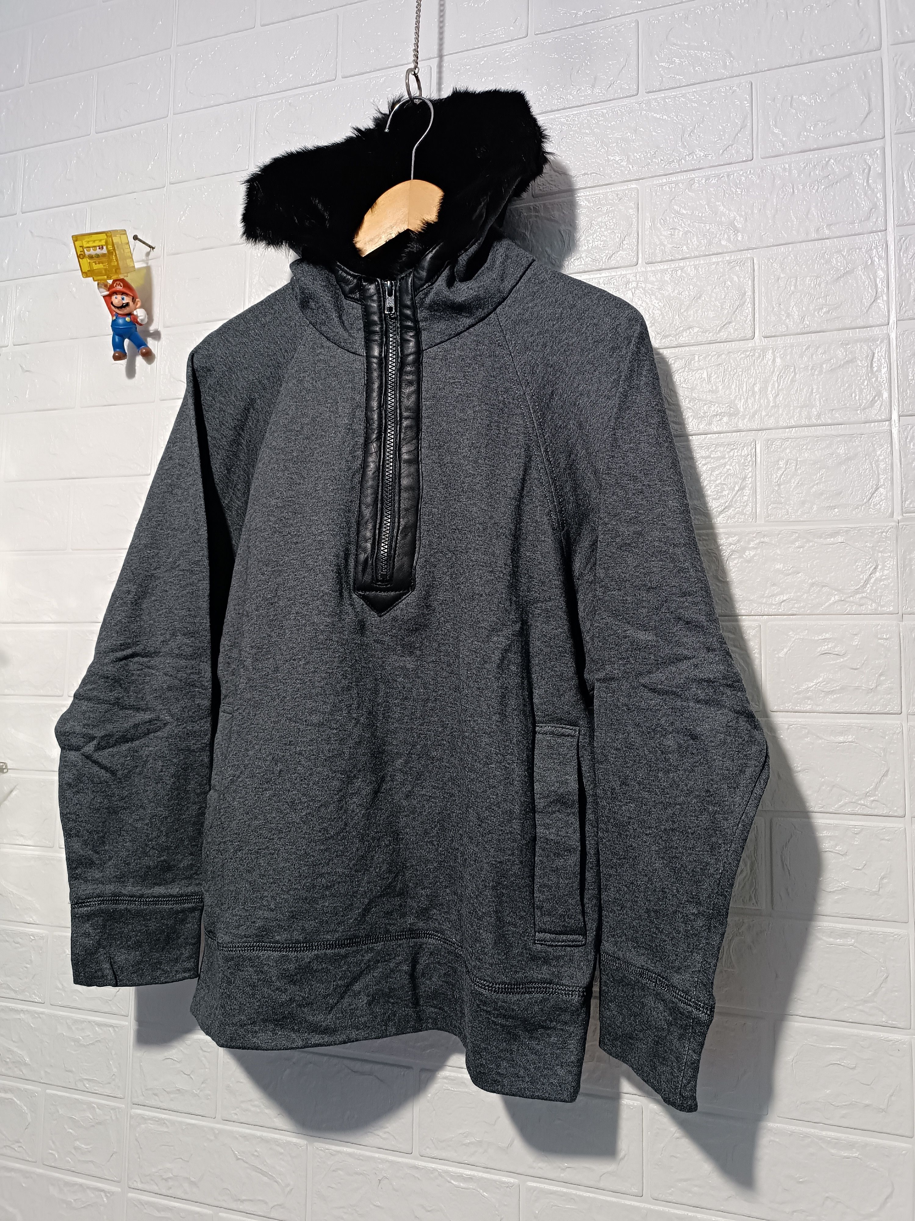 Japanese Brand Vintage Fur Hoodie Sweater Jacket Size US M / EU 48-50 / 2 - 3 Thumbnail