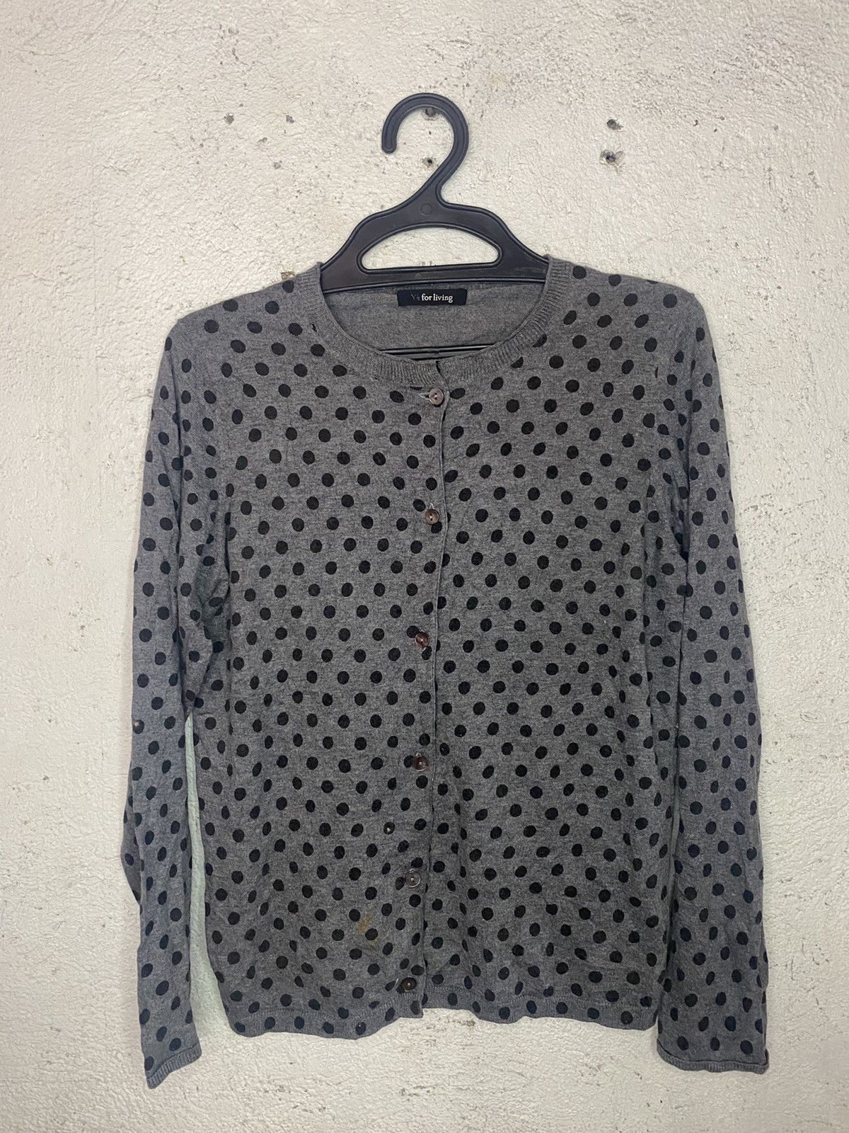 Y's × Yohji Yamamoto Y’s for living by yohji yamamoto cardigan polka dots Size S / US 4 / IT 40 - 1 Thumbnail