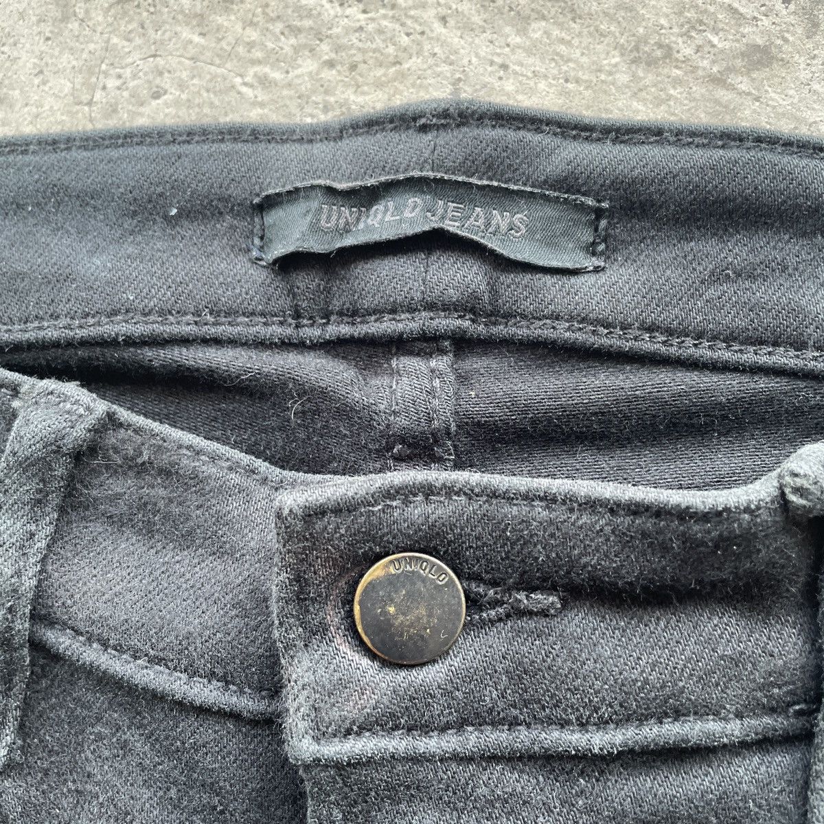 Japanese Brand × Jean Vintage Japanese Brand Black Skinny Jeans Denim Pants W31 Size US 31 - 6 Thumbnail