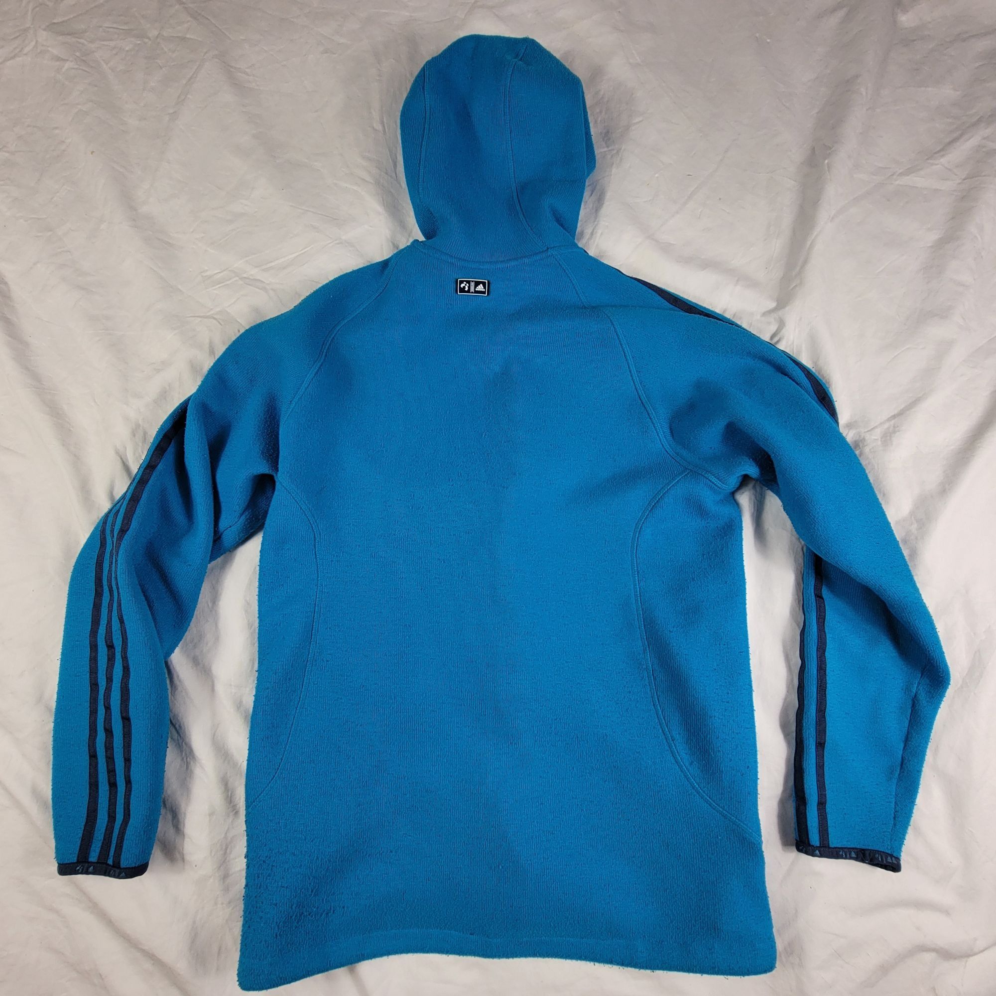 Adidas Adidas Adults Medium Blue Track Sweater Casual Outdoors Athl Size US M / EU 48-50 / 2 - 2 Thumbnail